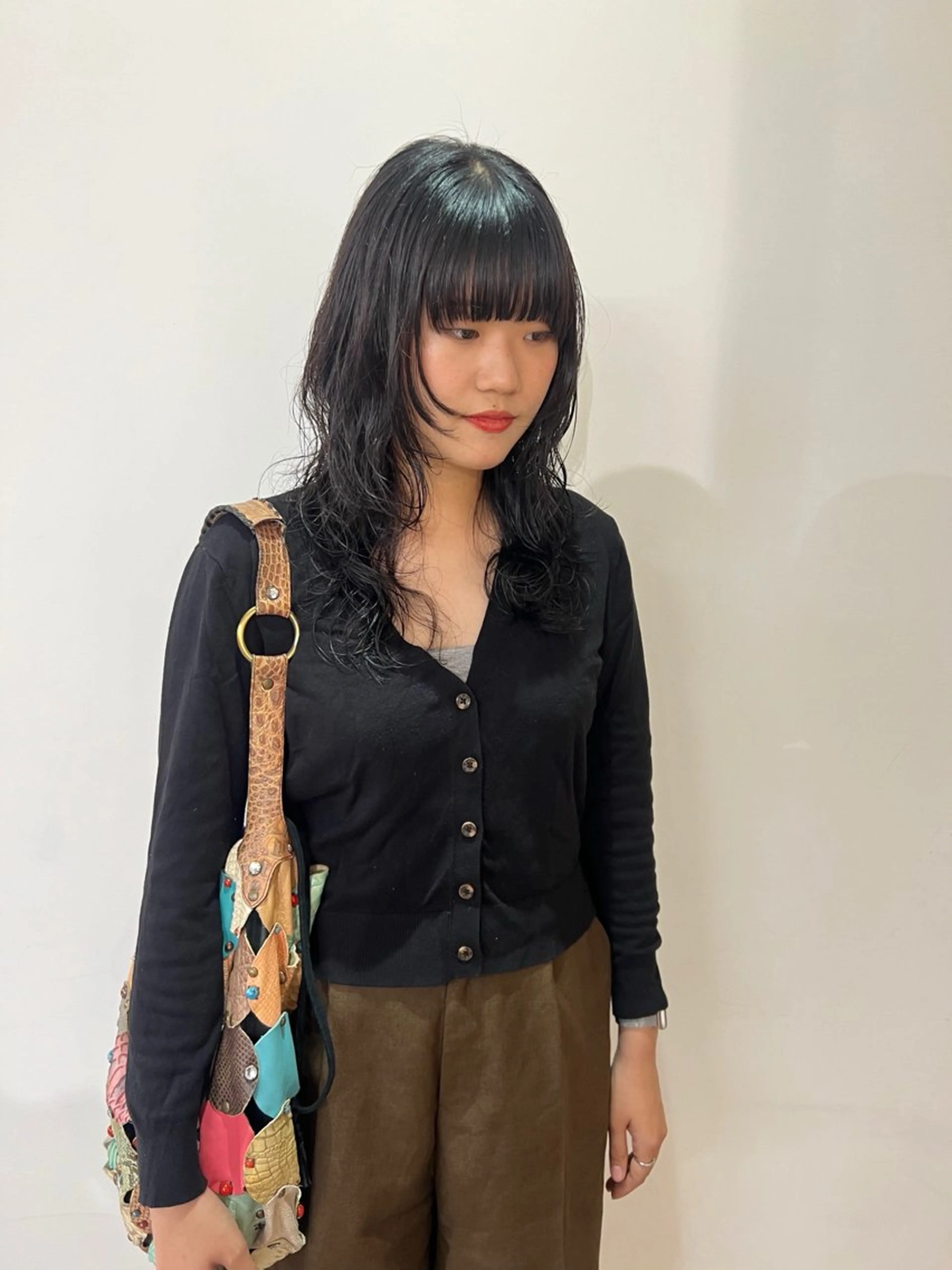 ミディアム パーマ カット パーマ MARU レイヤー/パーマのヘアスタイル