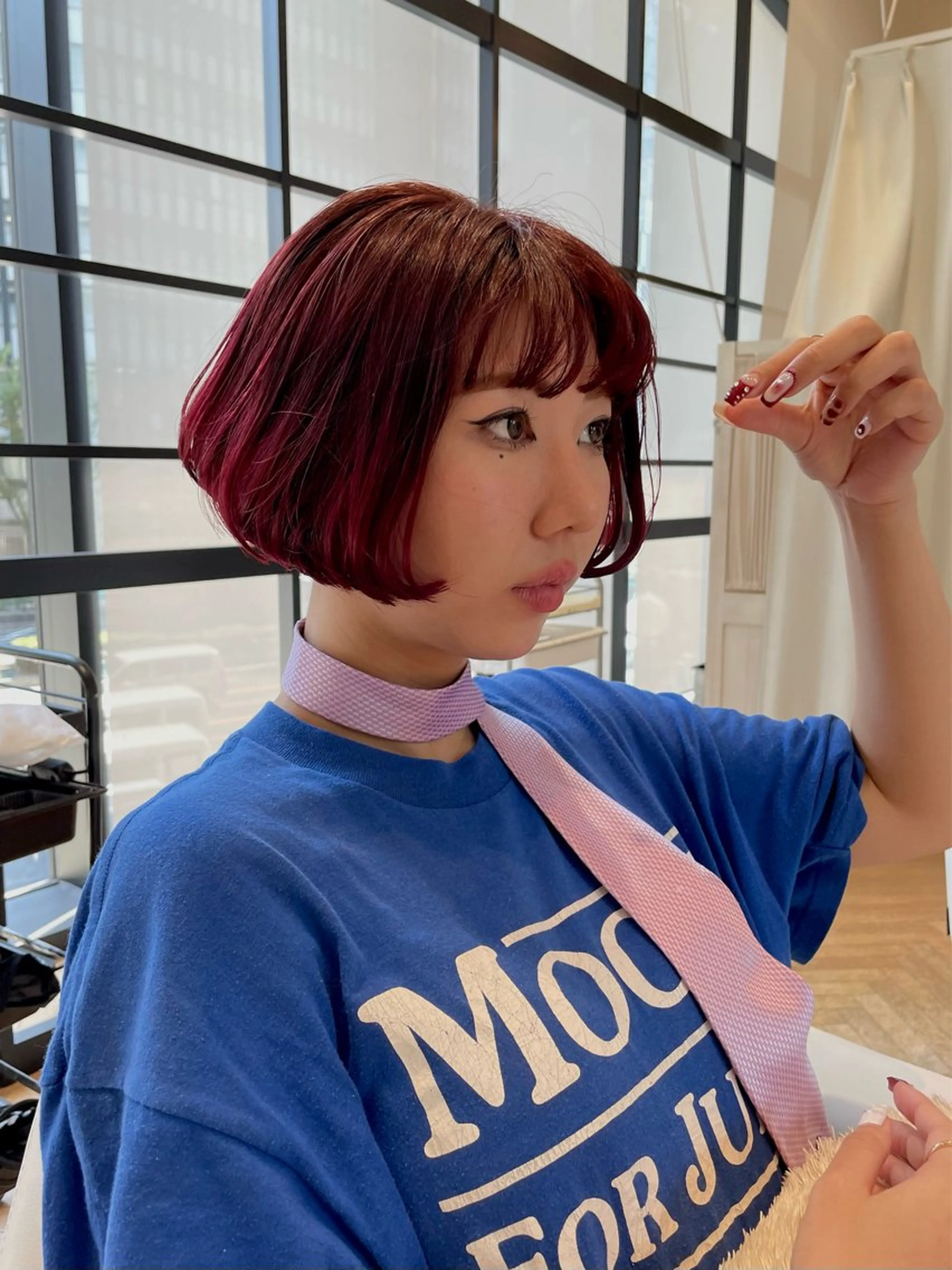 ショート カラー カット ヘアカラー ELLE salon サエのヘアスタイル