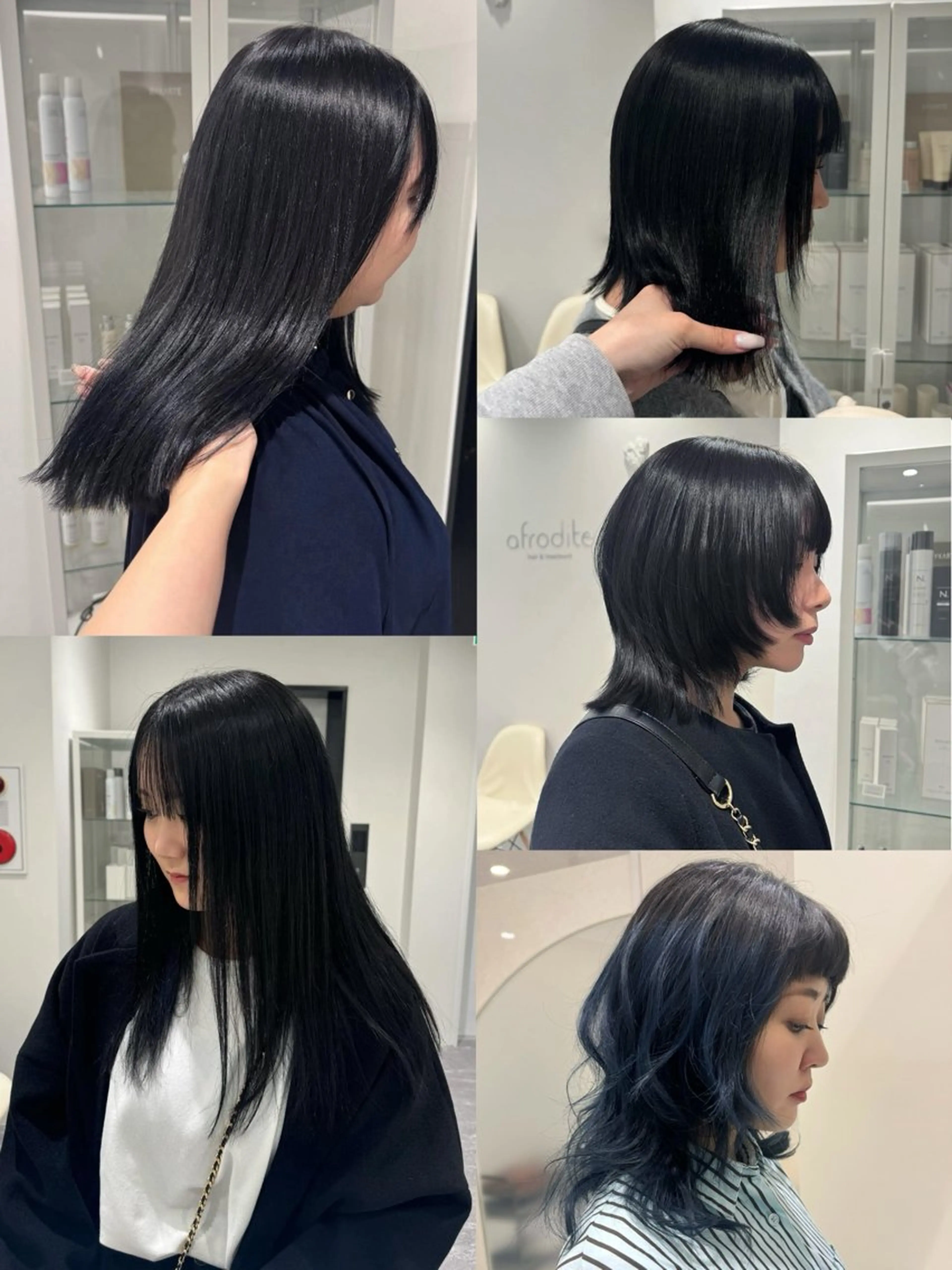 セミロング カット ヘアカラー トリートメント 柔らかい透明感カラー 🎀maria🎀のヘアスタイル