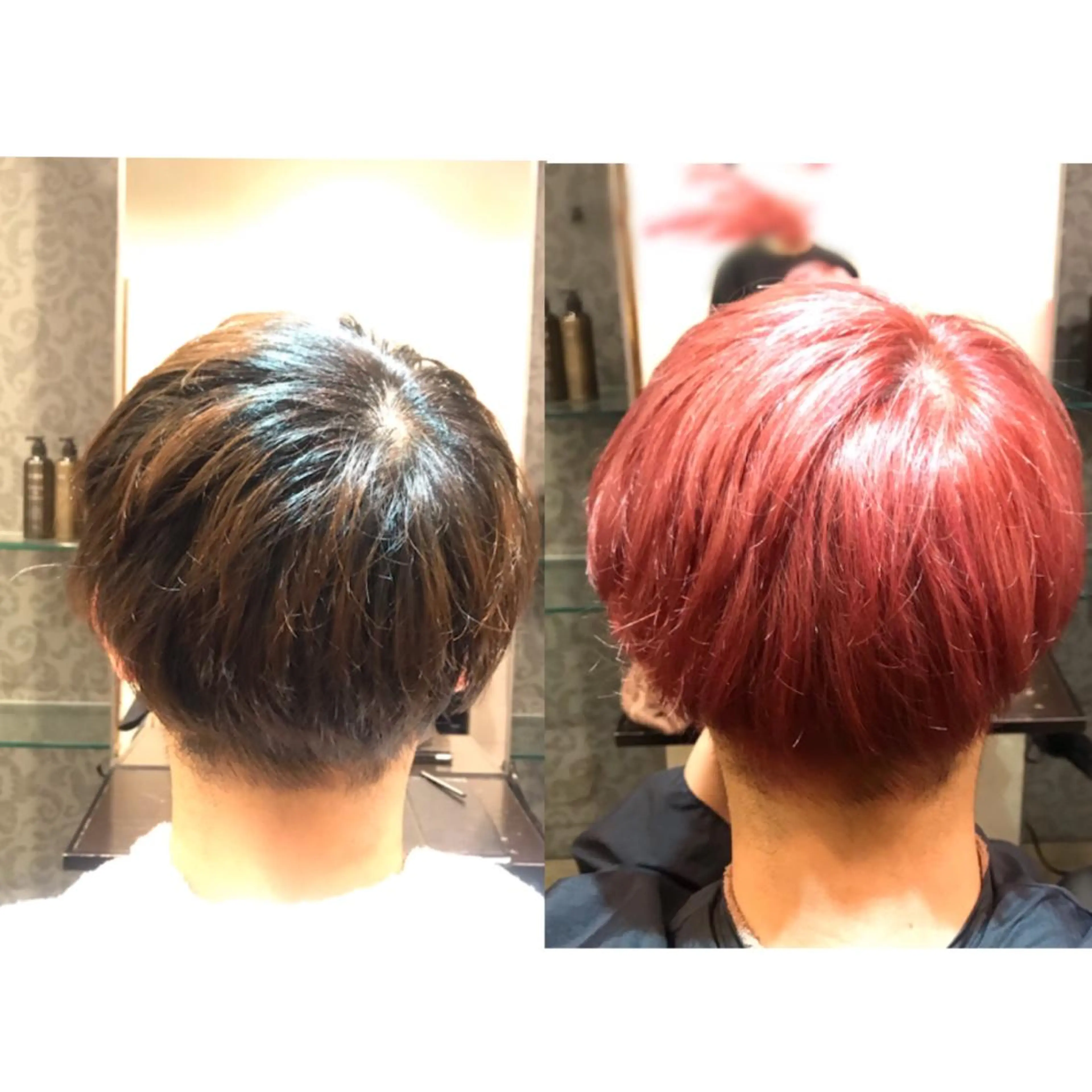 ショート カラー 縮毛矯正専門店店長 佐々木動画モデル募集のヘアスタイル