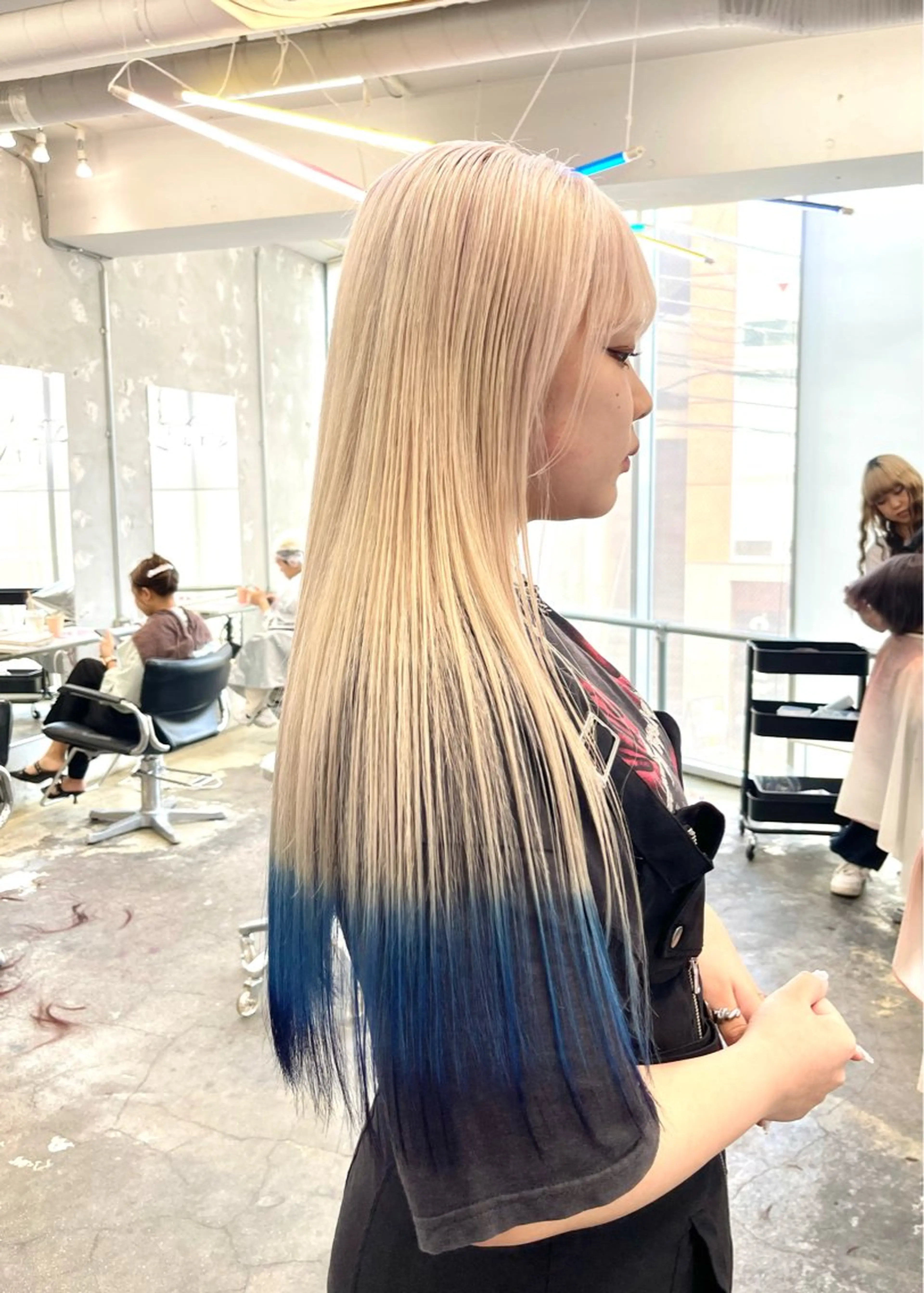 ロング カラー レイヤーカットとハイ トーン/HIROKIのヘアスタイル