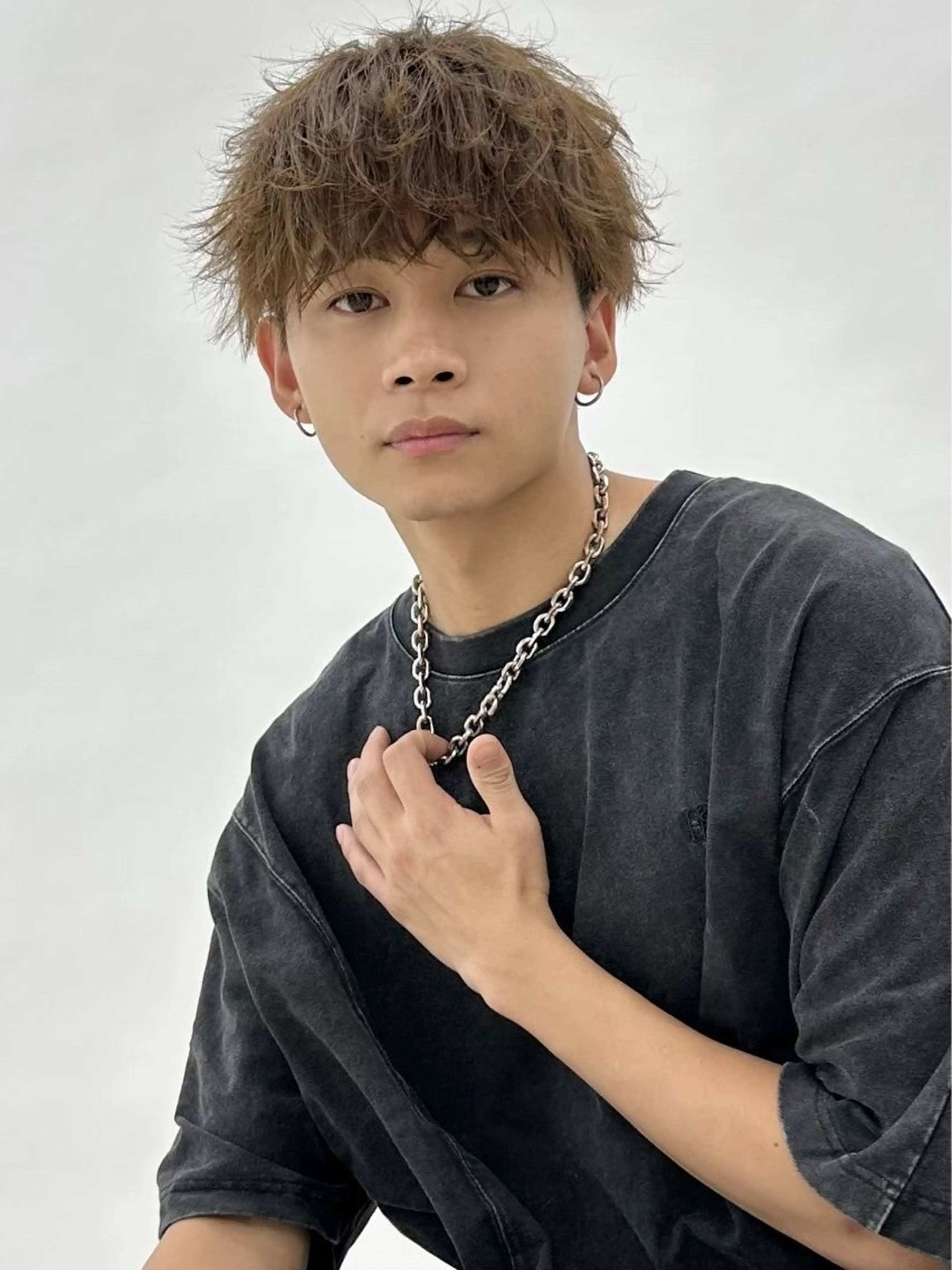 ショート メンズカット/パーマ 中 有晴のヘアスタイル