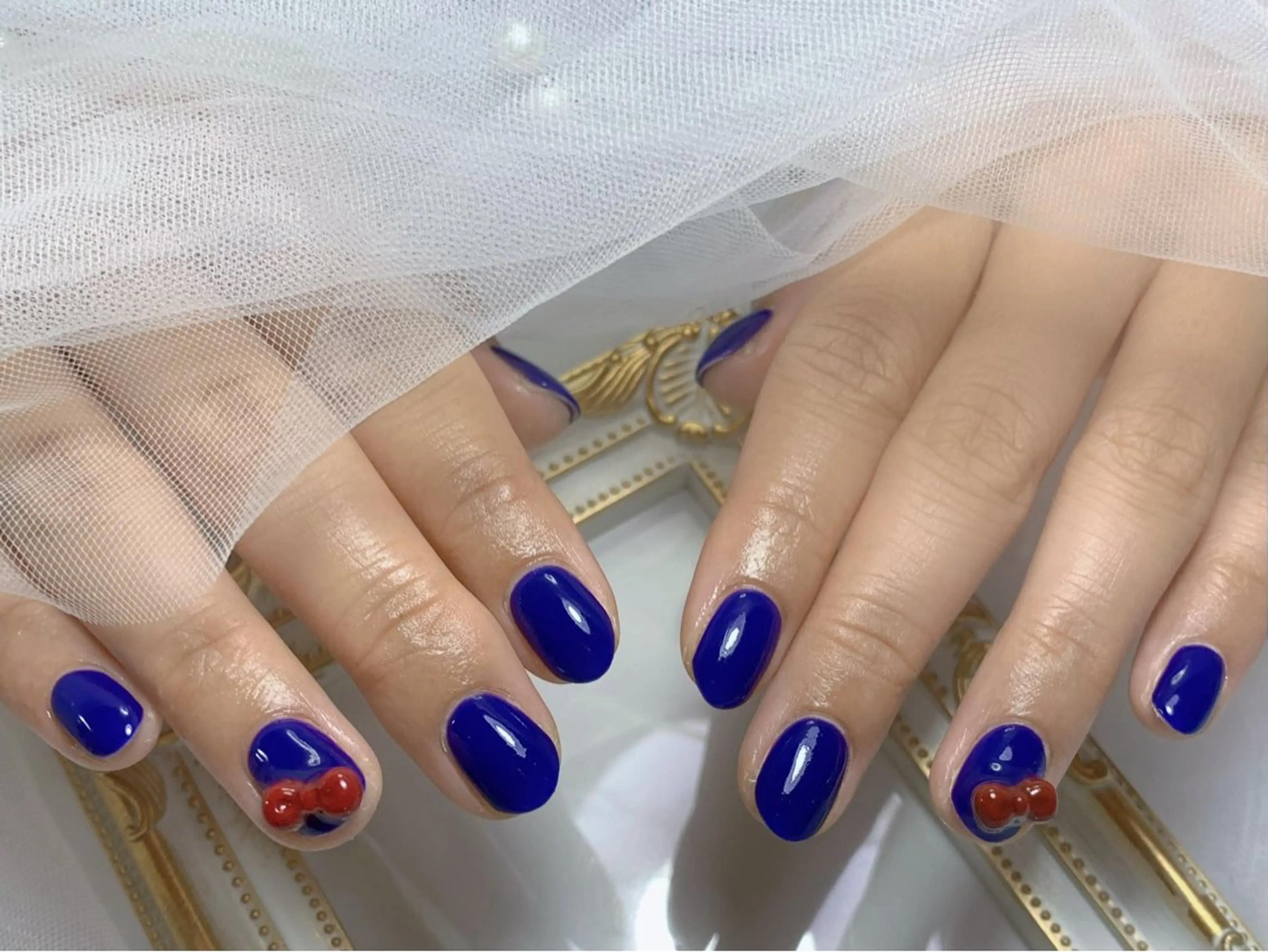 ネイル Camellia デザイン長さだしのネイルデザイン