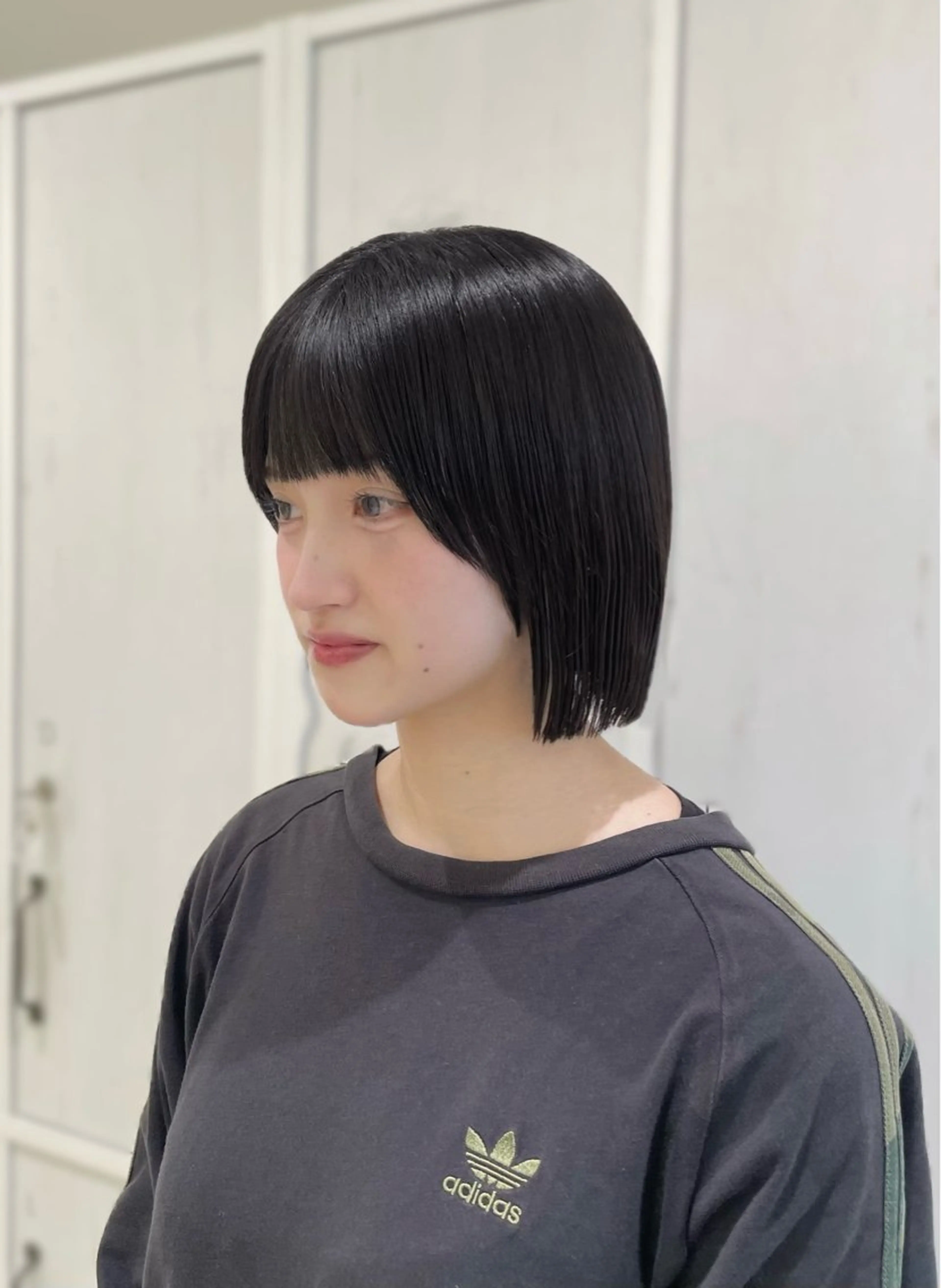 ミディアム ボブ カット かずや🍀/髪質改善 /艶髪カラー/眉毛のヘアスタイル