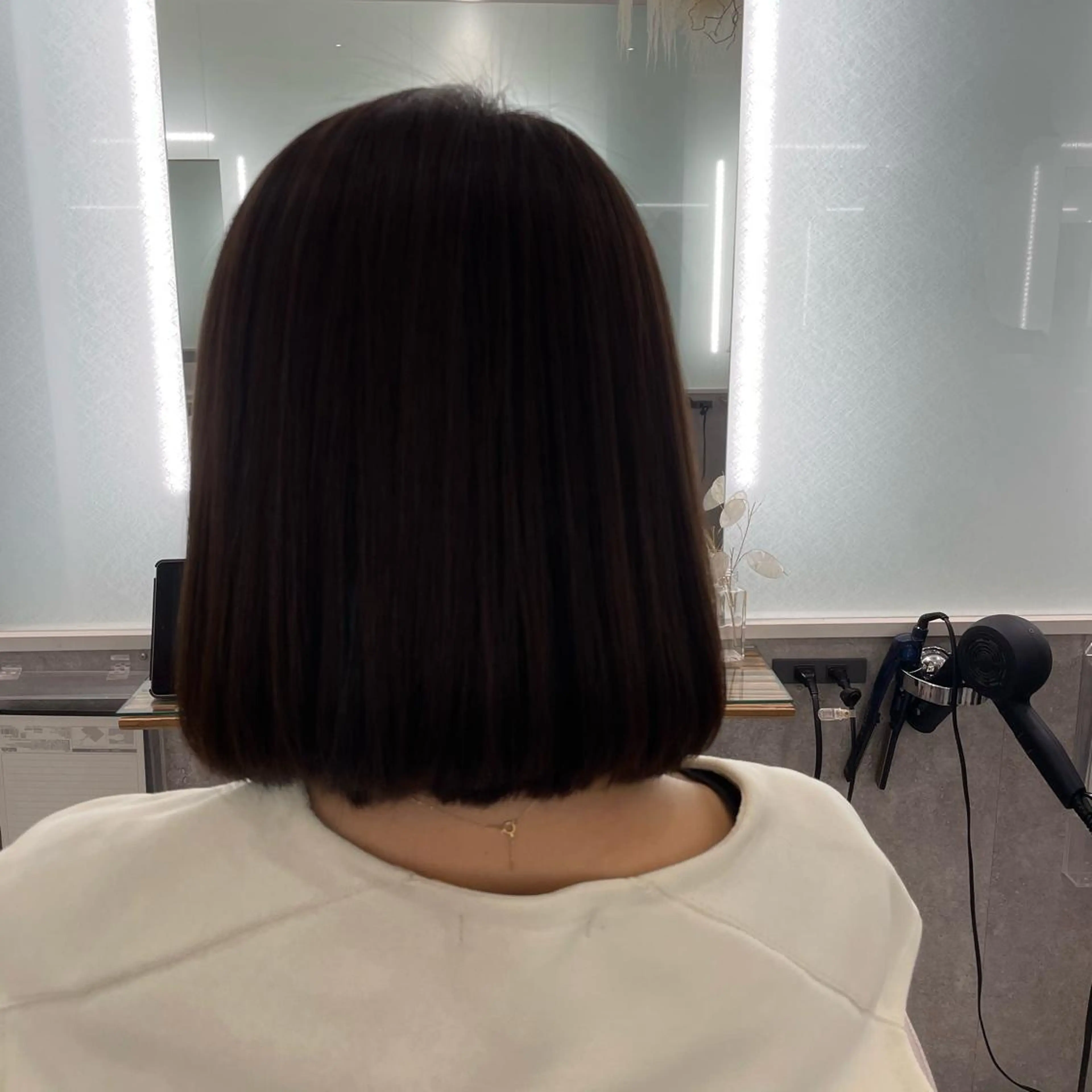 ミディアム 縮毛矯正 樋口 功樹のヘアスタイル