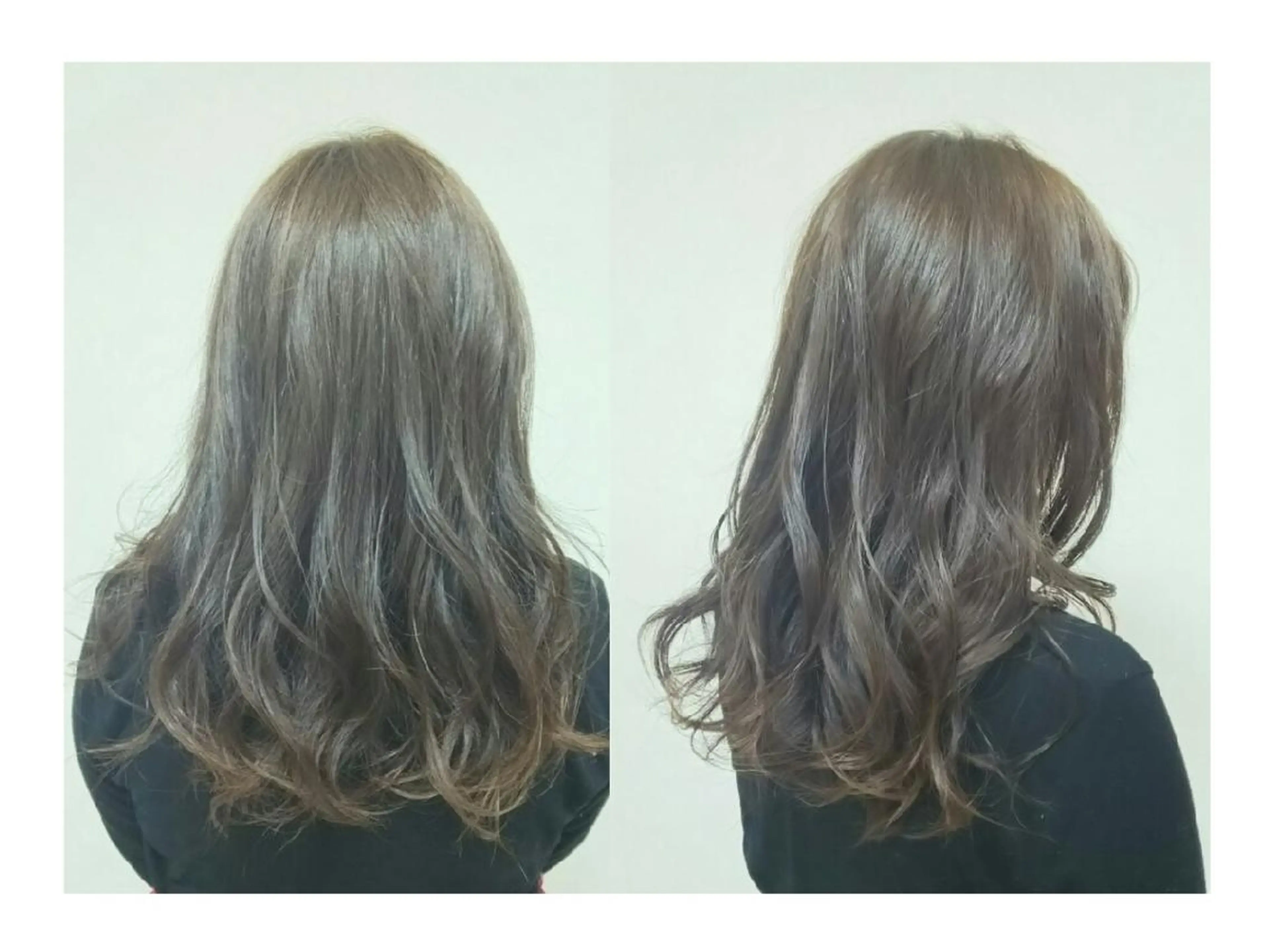 セミロング ロング カラー アッシュ ベージュカラー ハイライトカラー ハイライト 【Sweep】おじま のぞみのヘアスタイル