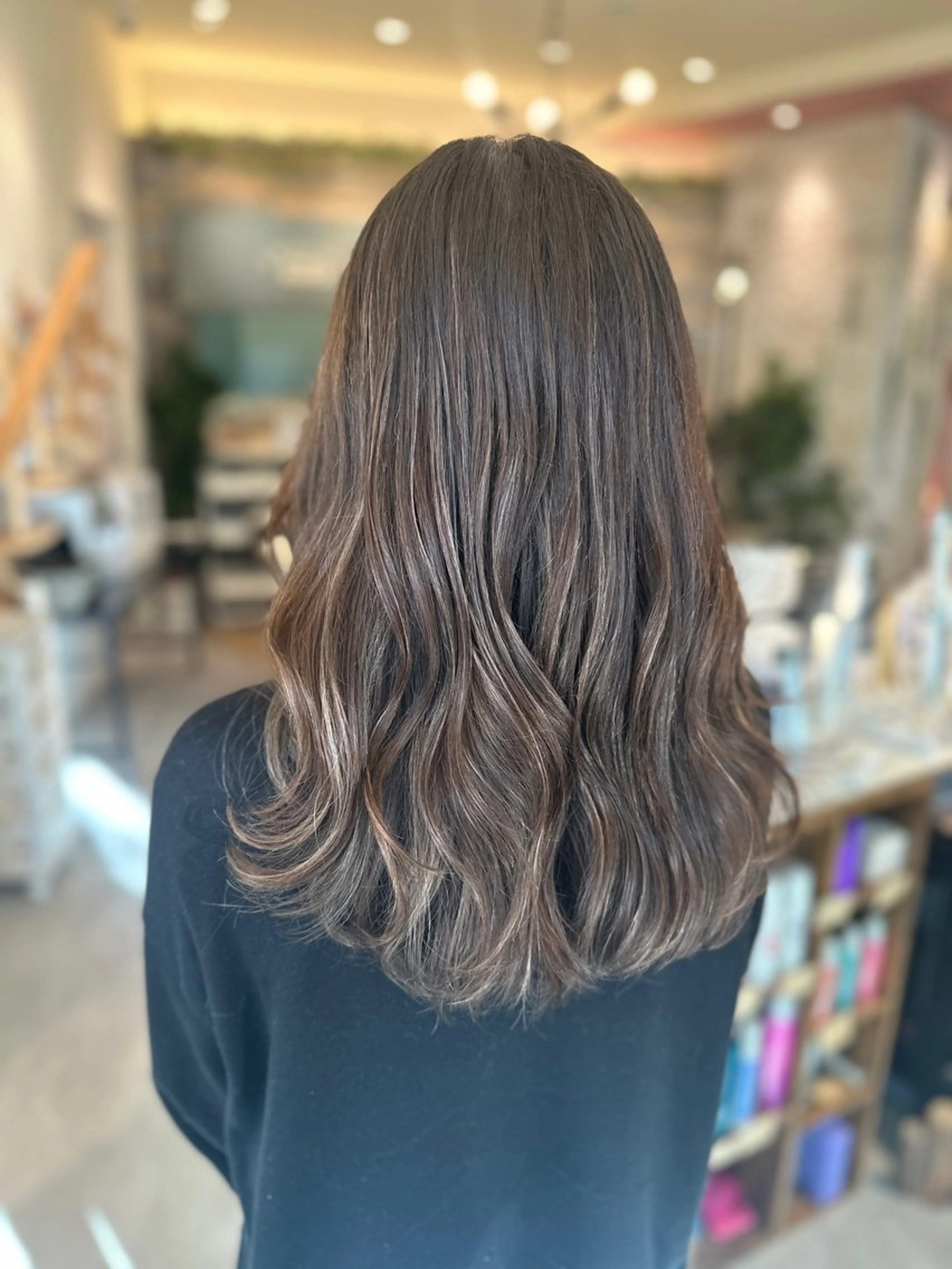 ロング カット ヘアカラー トリートメント 韓国風レイヤーカット 🇰🇷❕モカのヘアスタイル