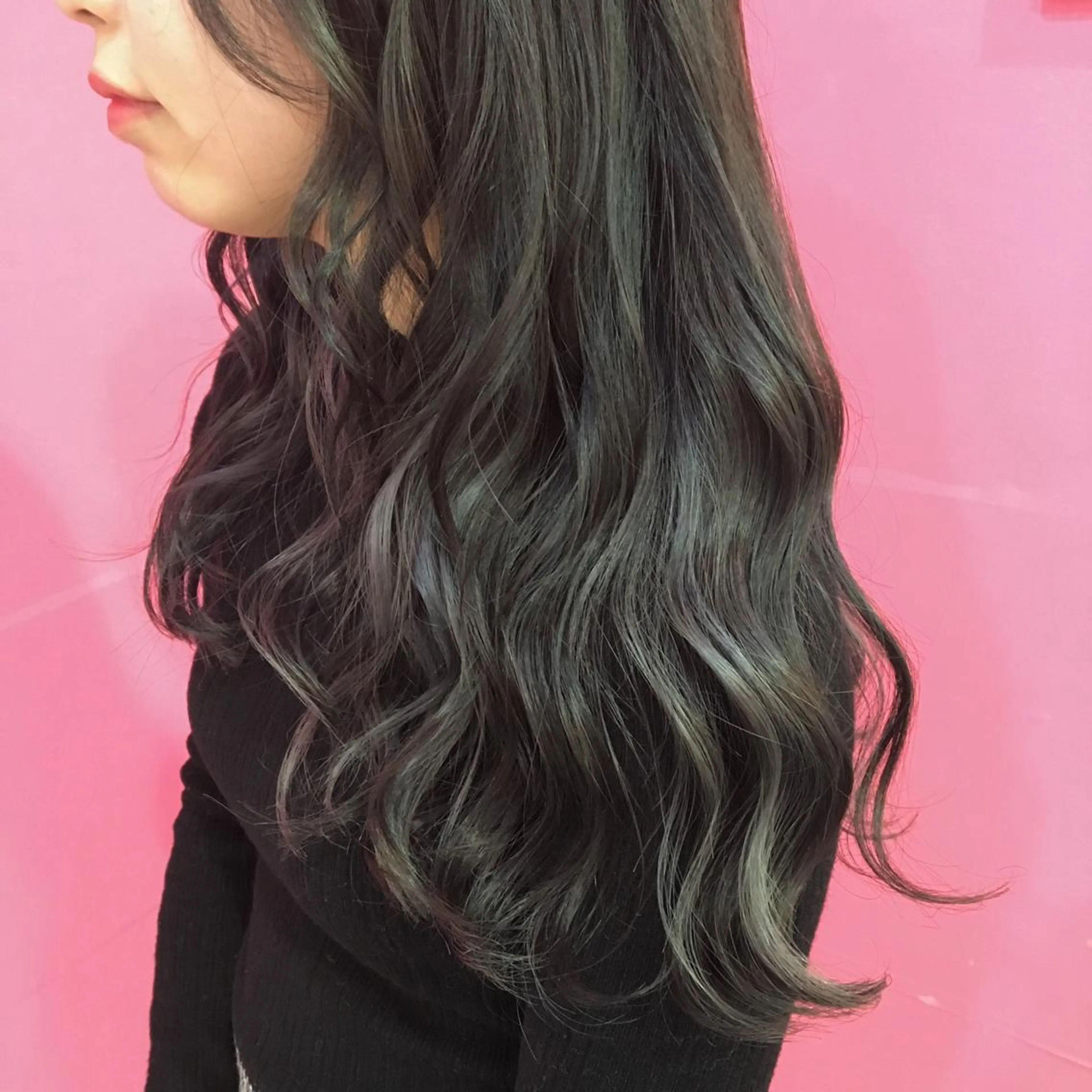 ロング カラー グレージュ シルバー LiNA🌿藤原 茉莉花のマツエク・マツパデザイン