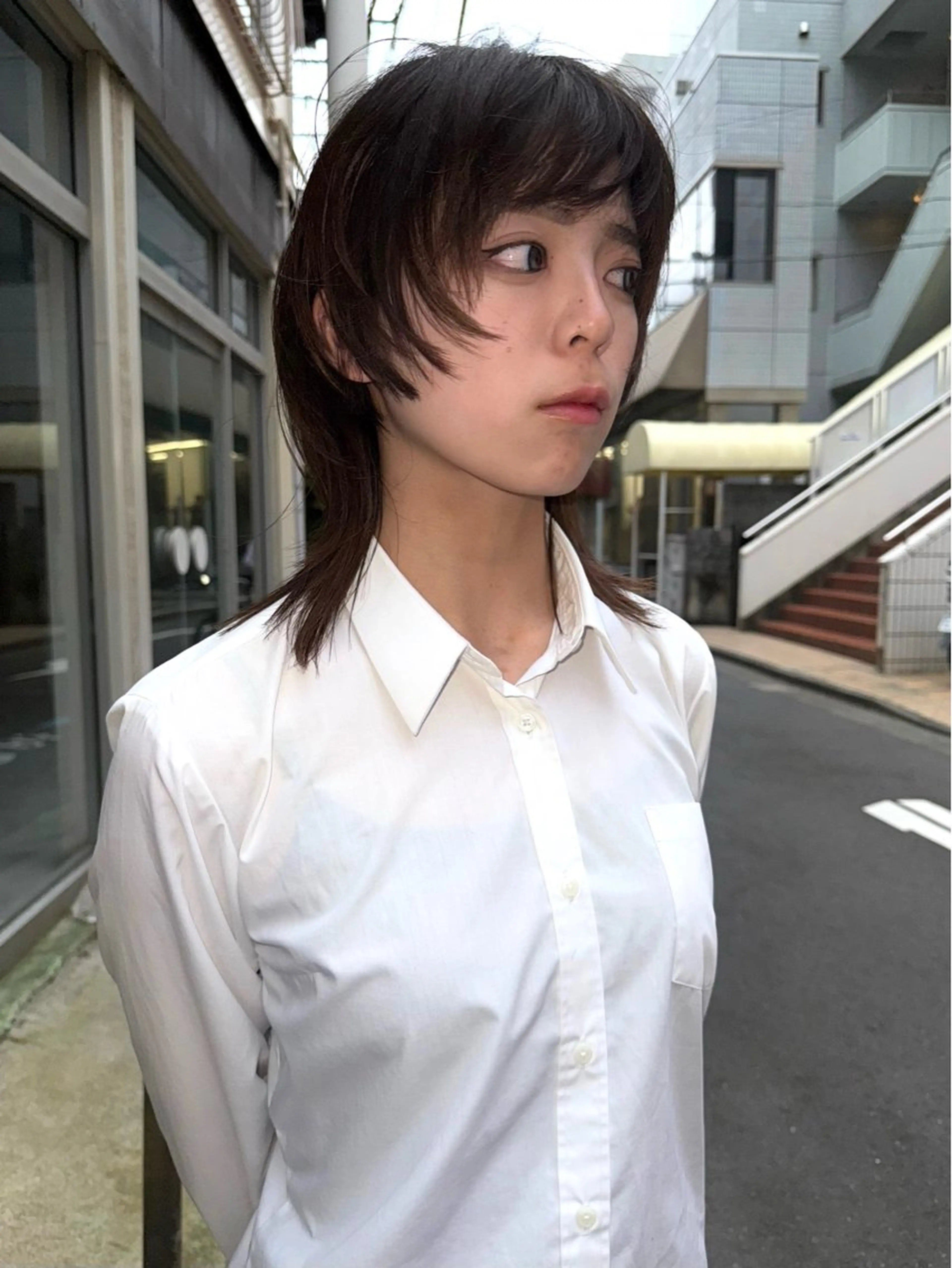 ミディアム レイヤー/ボブ/ パーマ/Riku🪐のヘアスタイル