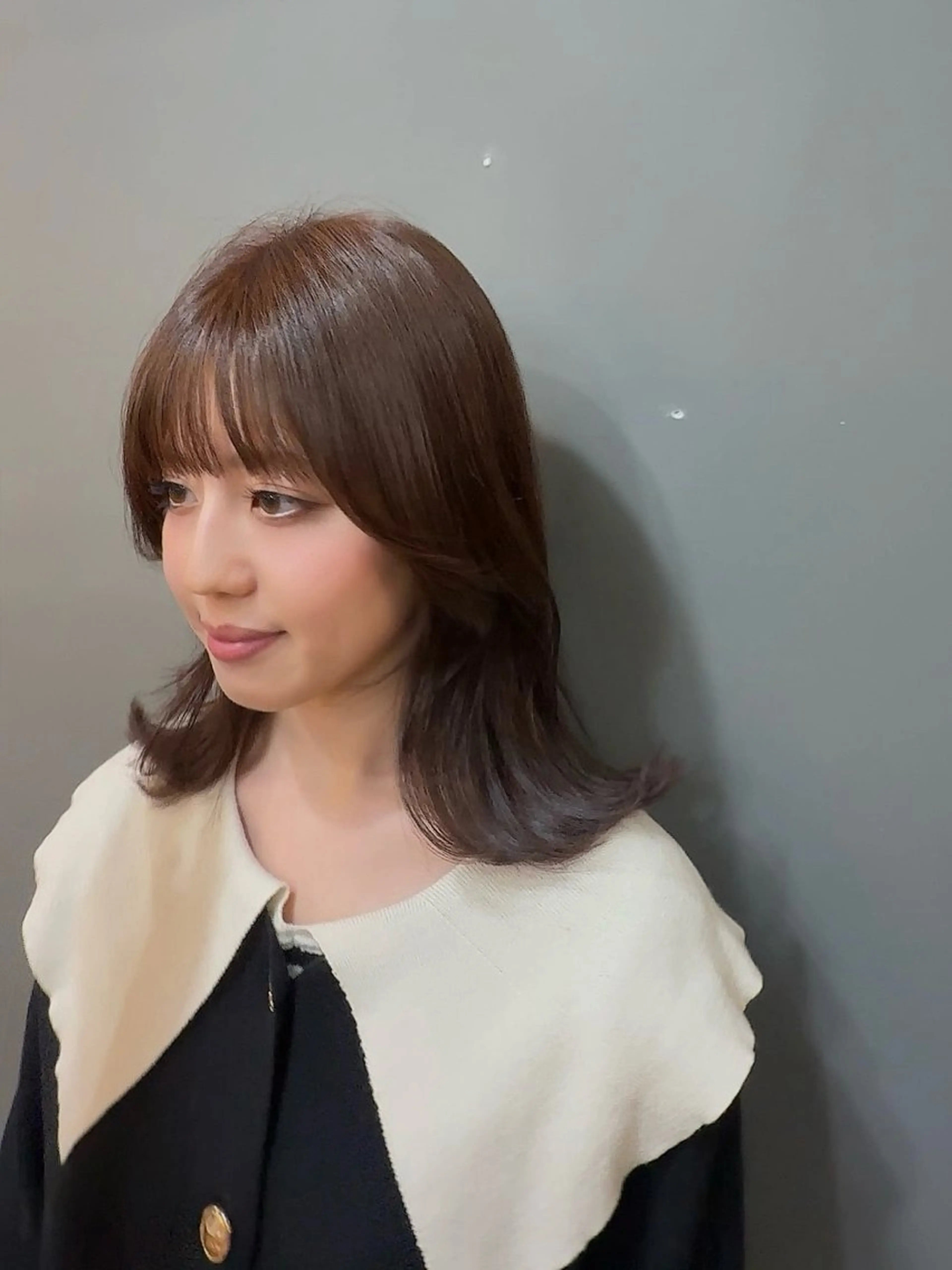 ミディアム カラー 【azure横浜】 🧸misaki🌸のヘアスタイル