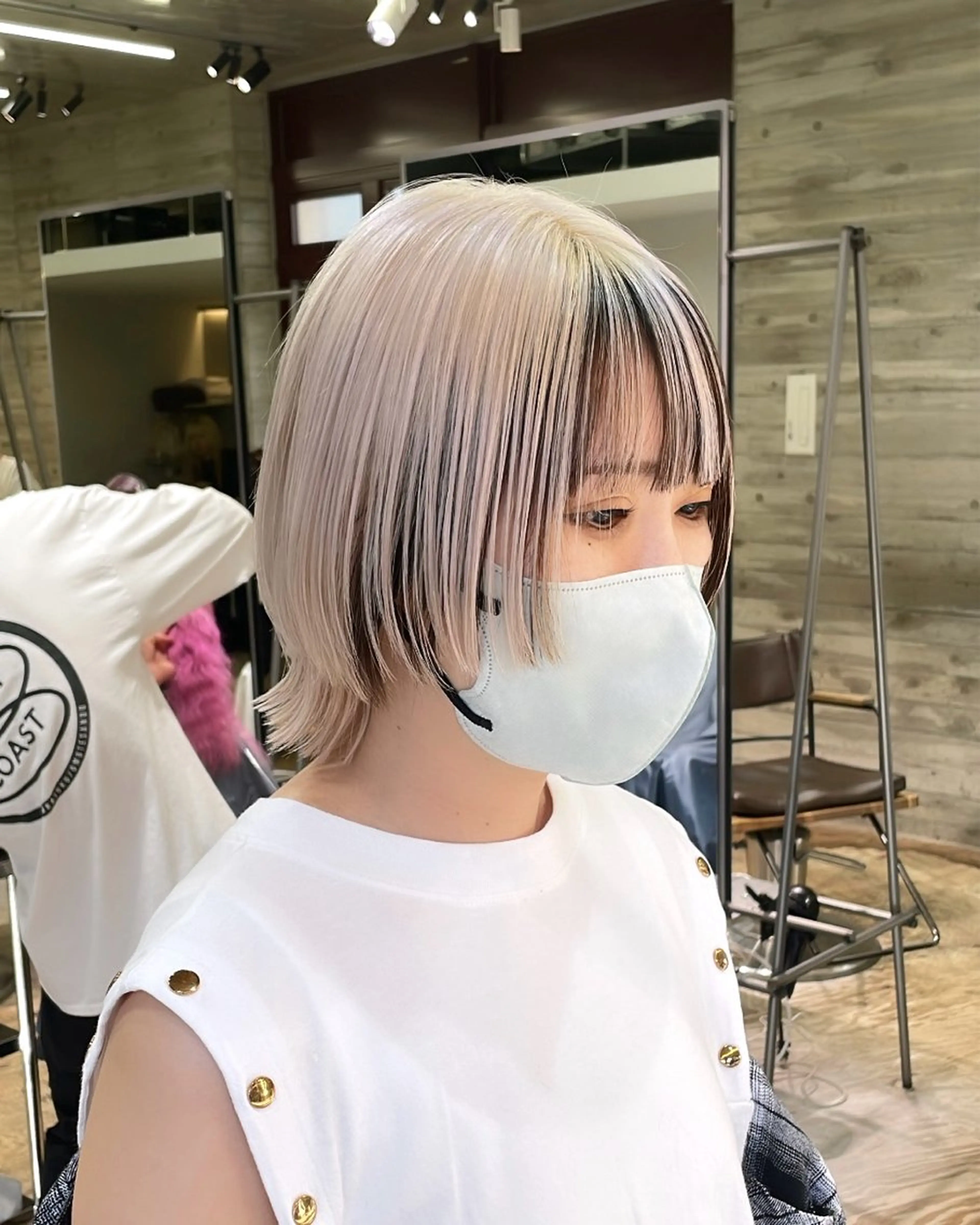 ショート カラー ヘアカラー トリートメント 色落ち綺麗透明感カラ /ボブ/ナカツヒカルのヘアスタイル