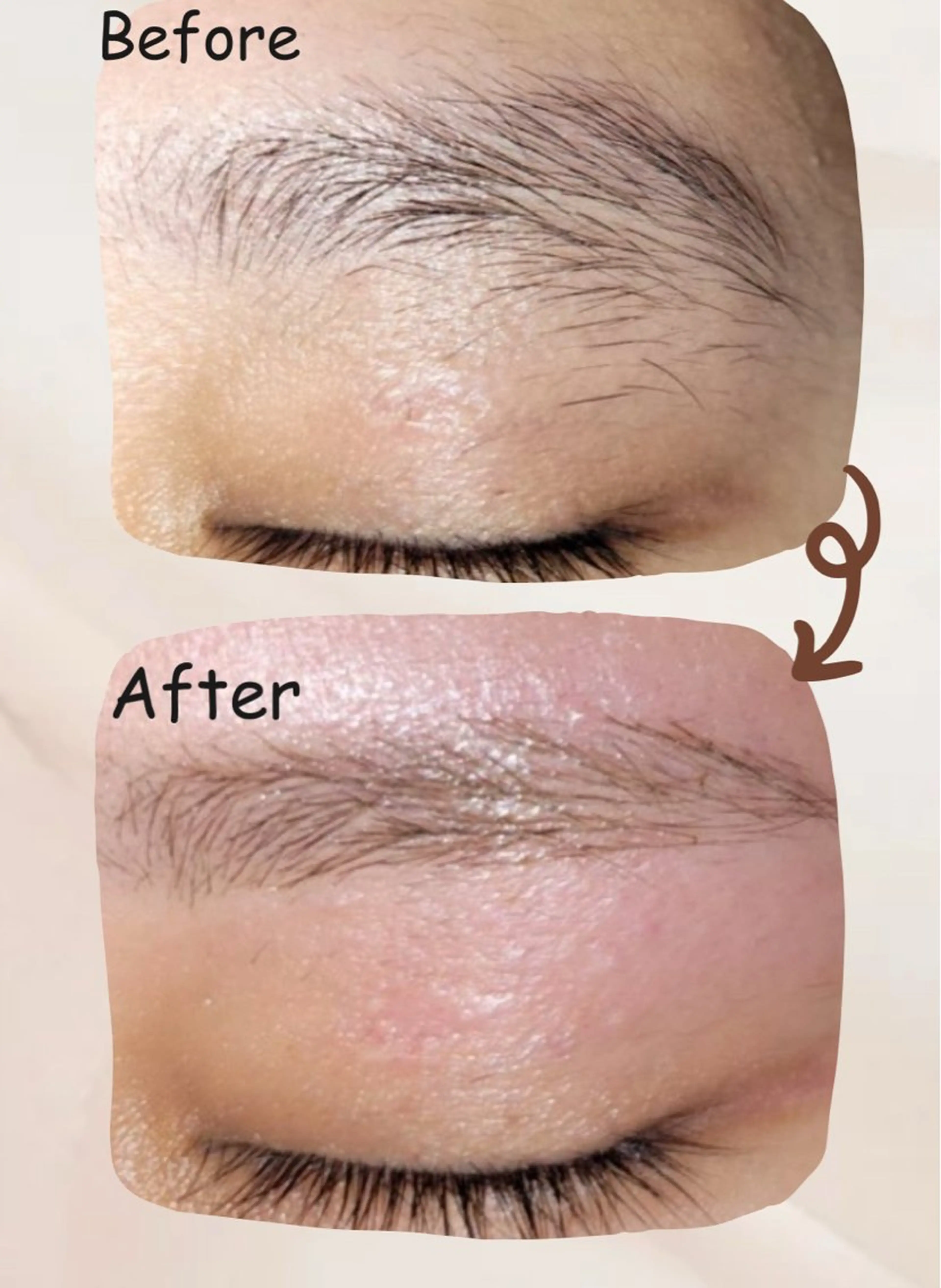 眉ワックスの写真