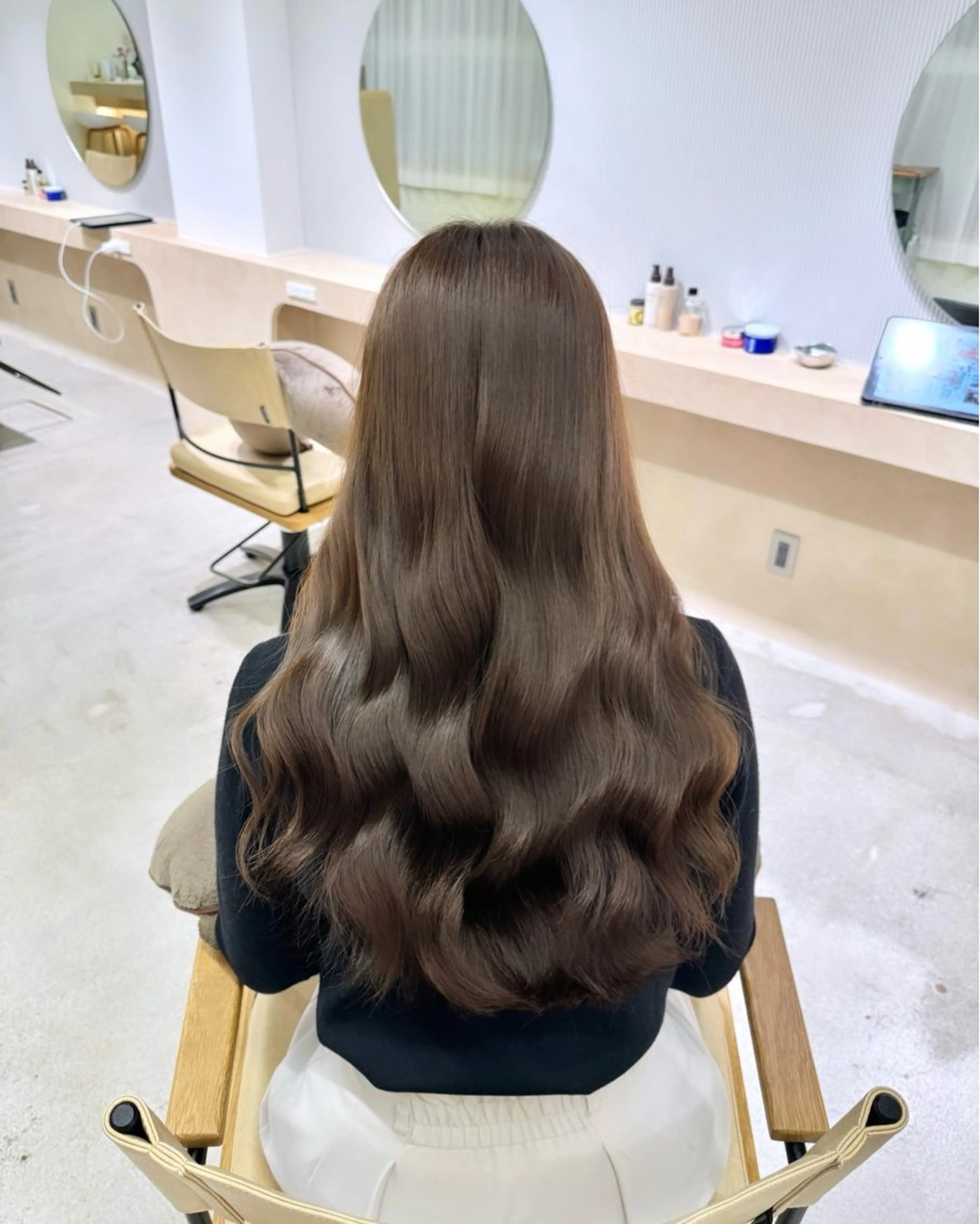 カラー ヘアカラー ulu名古屋栄所属・落合しほ/韓国ヘア/ 髪質改善/縮毛矯正のヘアスタイル