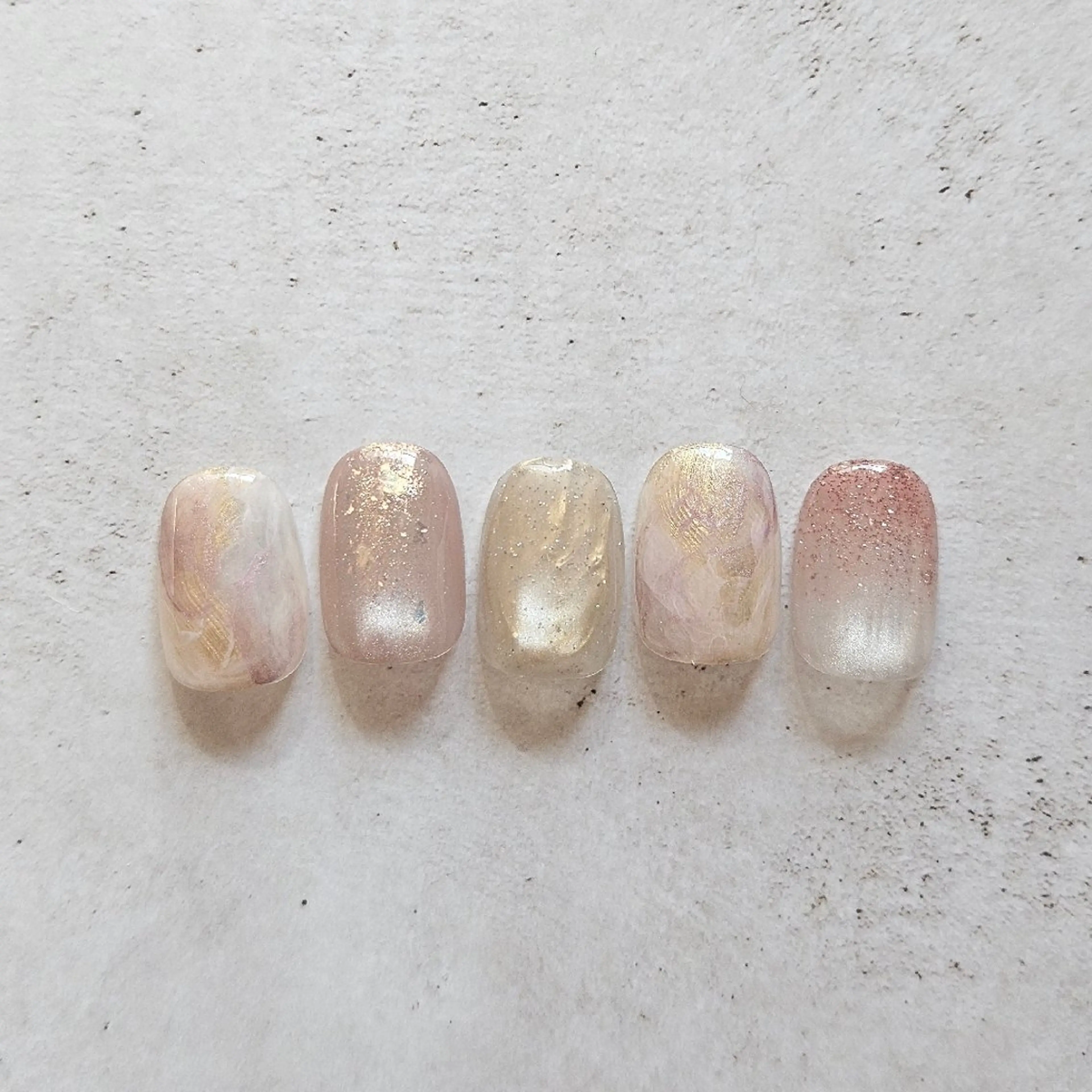 ネイル ピンク 春ネイル ハンドネイル Nailsalon manoのネイルデザイン