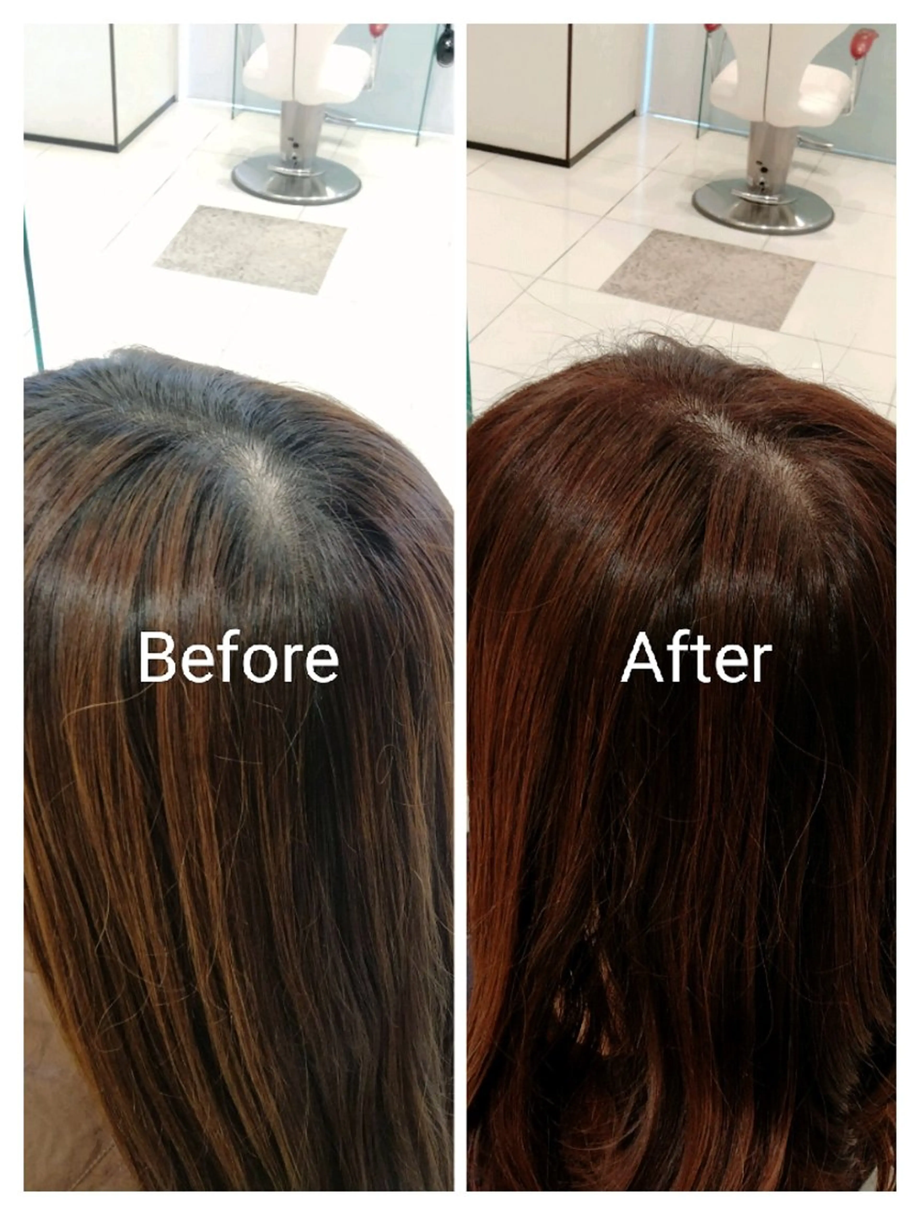 セミロング カラー ヘアカラー トリートメント EARTH 浜松志都呂店所属・髪質改善×カラー🌈 ふたばのヘアスタイル