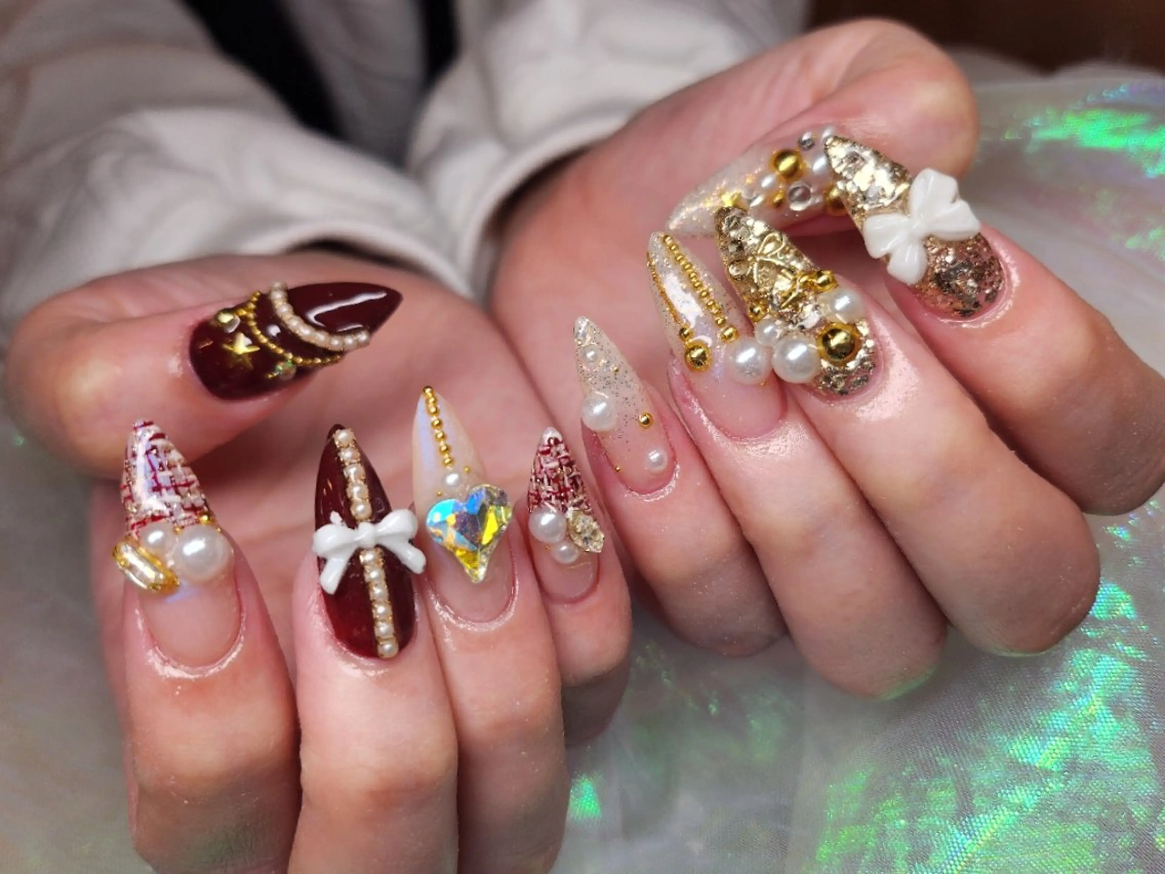 ネイル ハンドネイル 💜bora .のネイルデザイン