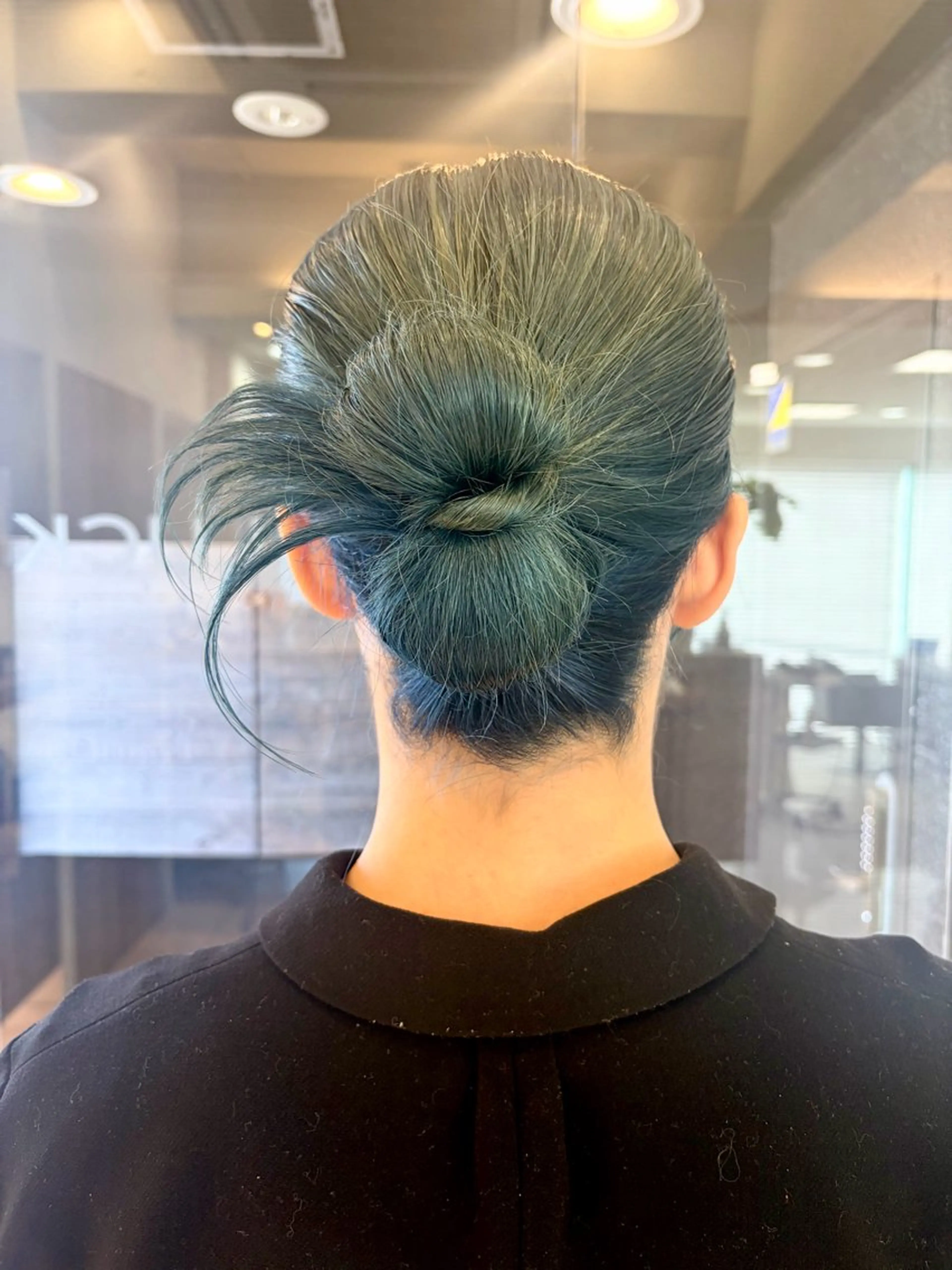 ミディアム ヘアセット 鎌倉/アレンジ/暗髪 /髪質改善/ ユキミのヘアスタイル