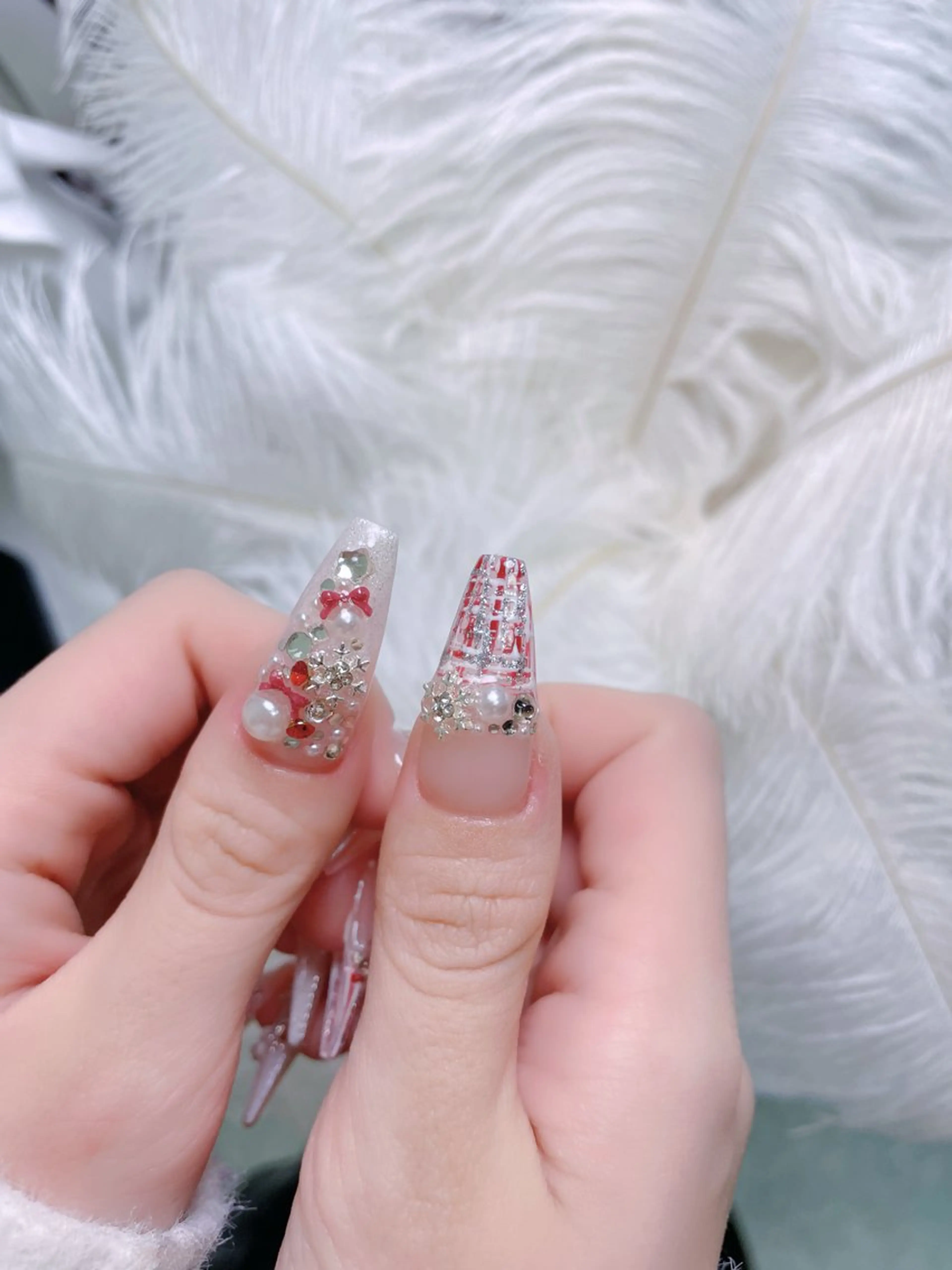 ネイル ハート 韓国ネイル 夏ネイル ワンホンネイル 冬ネイル ハンドネイル Melody Nail所属・Melody  3D/スカルプ専門店のネイルデザイン