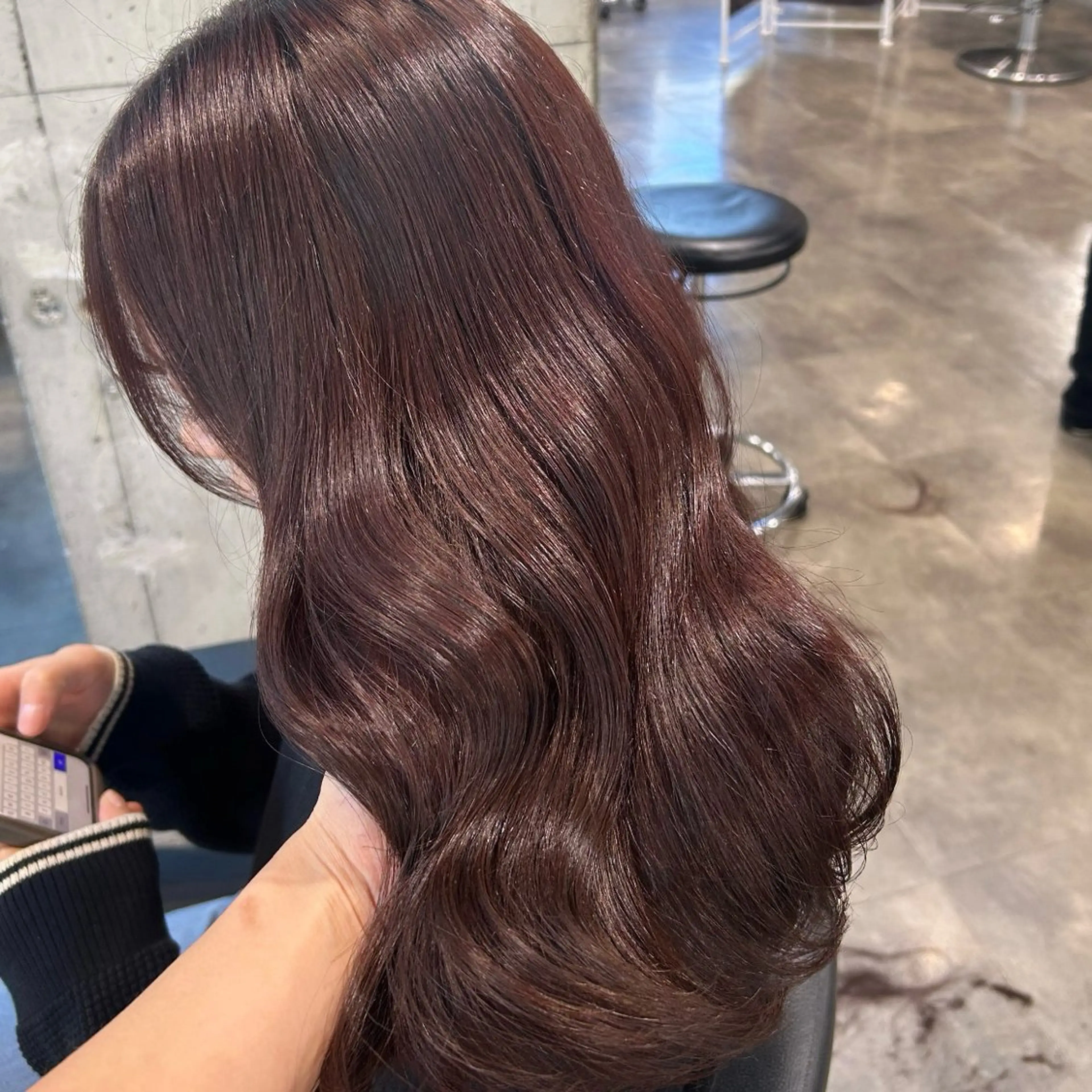 セミロング カラー IS所属・横浜美容室/透明感 カラー/レイヤーのヘアスタイル