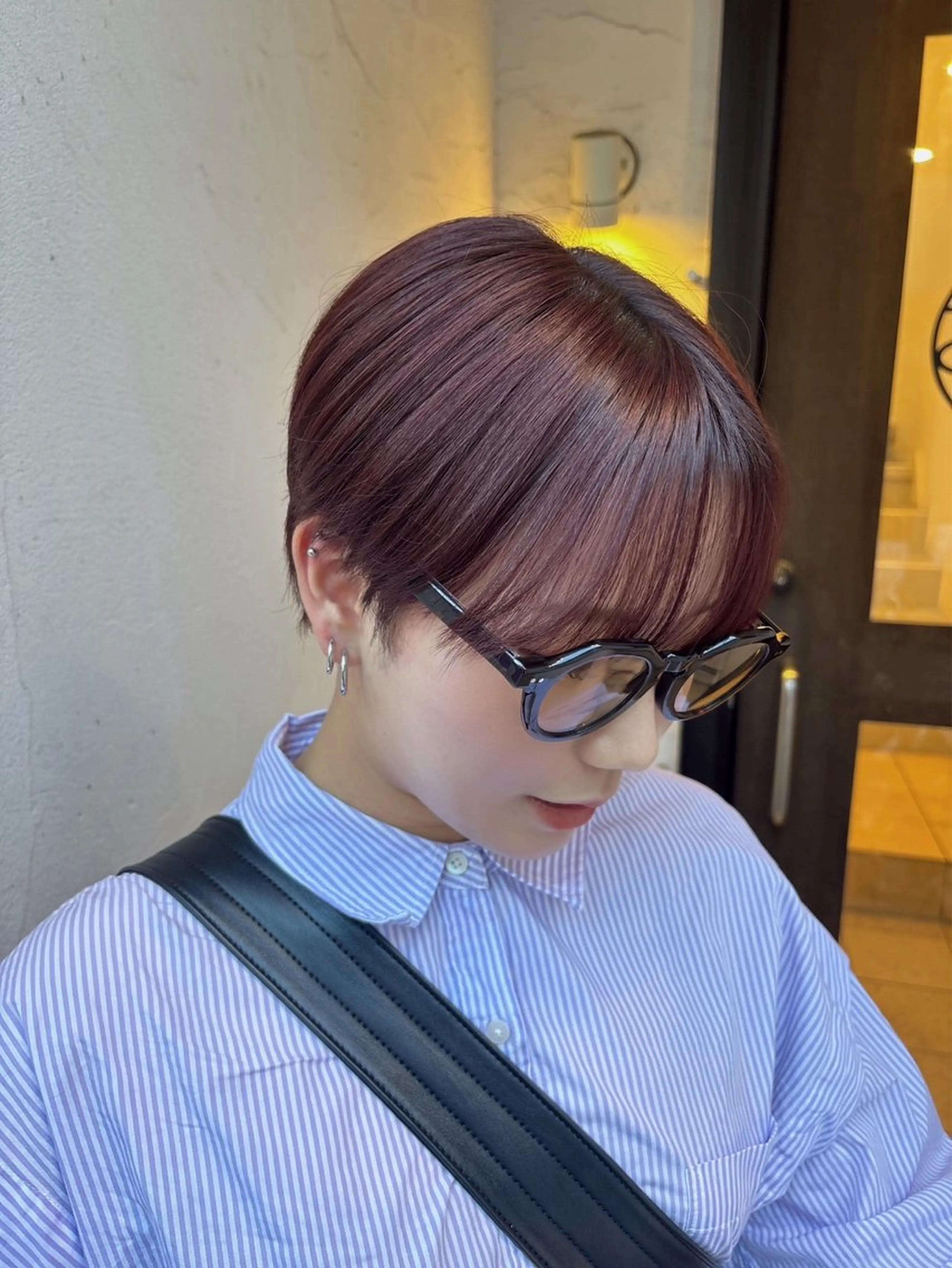 ショート カラー ブリーチ ブリーチなしカラー ショートヘア カット ヘアカラー トリートメント インナーカラー/レイ ヤーカット♡/マキシのヘアスタイル