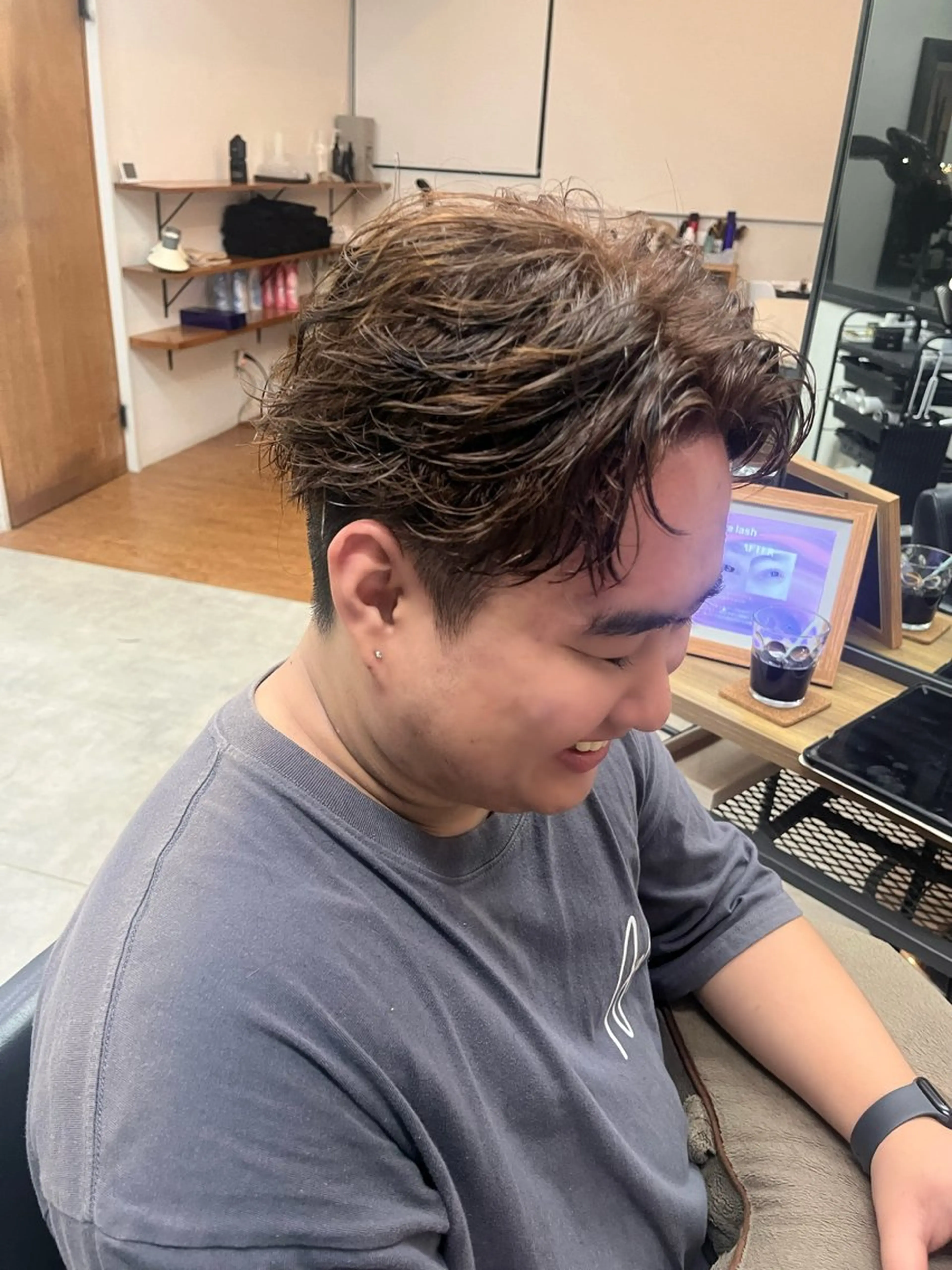 ⚠️1日3名限定⚠️メンズマッシュカット✂️の写真