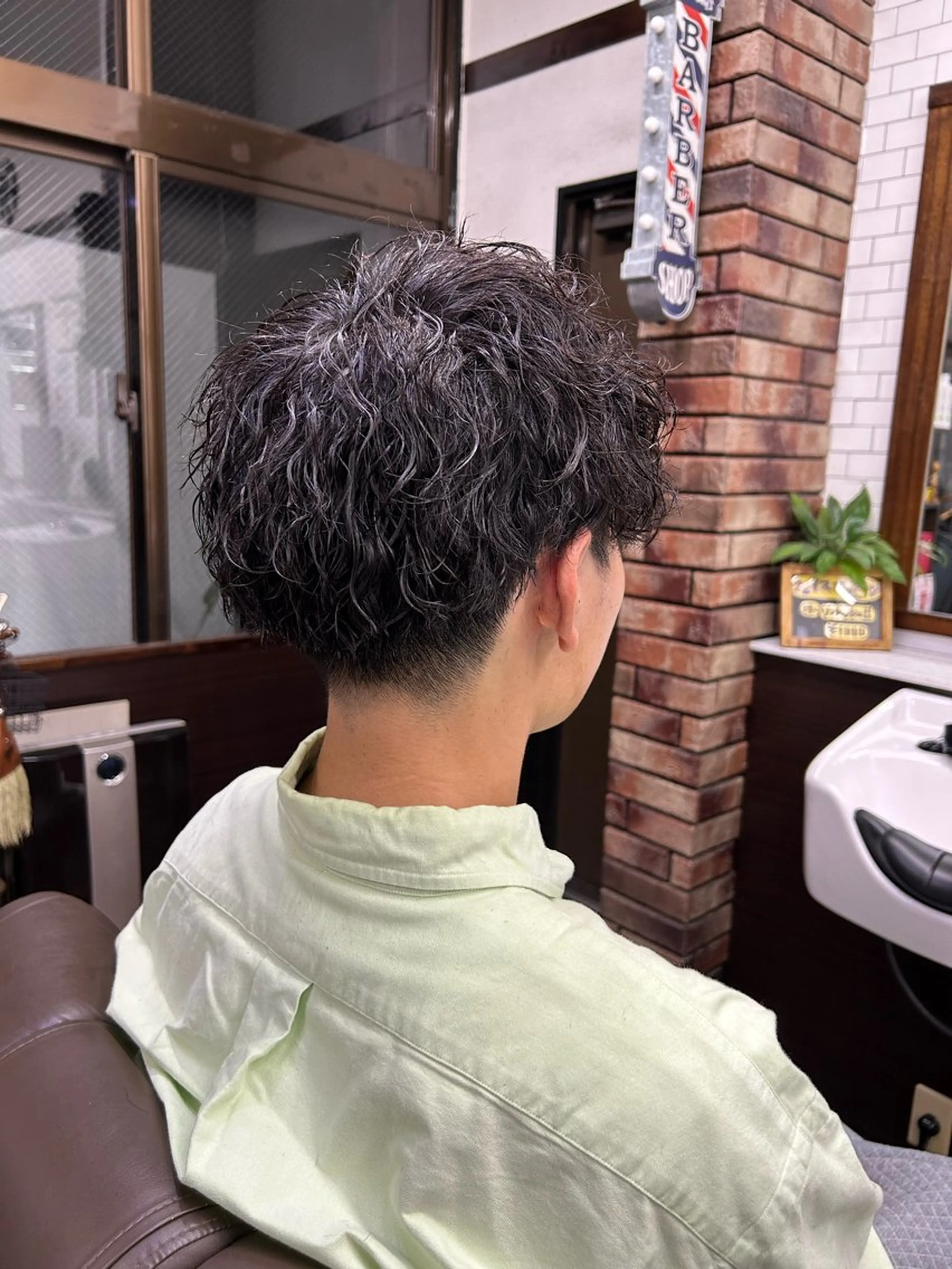 パーマ メンズ B.B.Cams西原店所属・無料モデル募集中‼️ 安座間💈のヘアスタイル