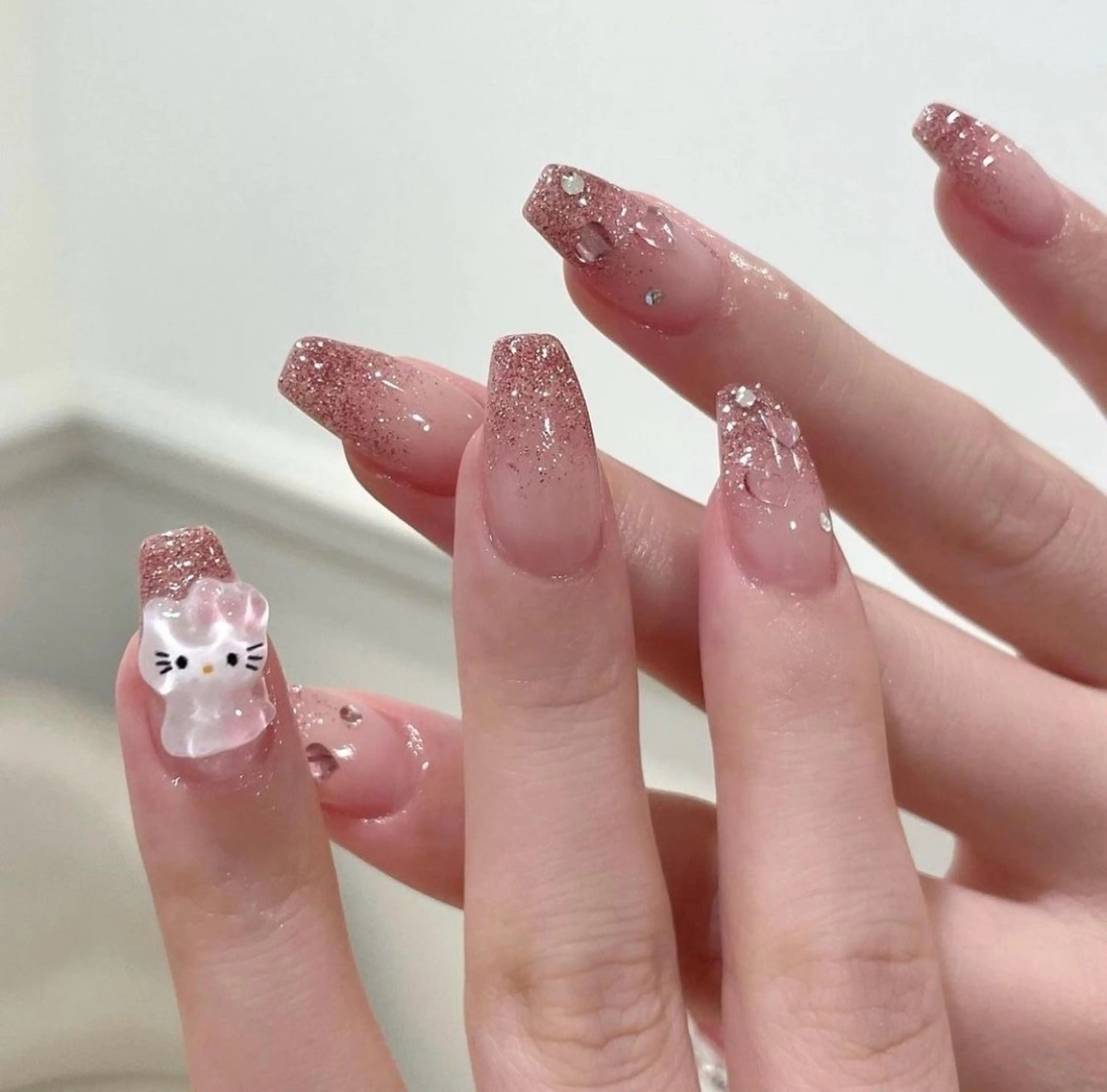 ネイル 韓国ネイル 持ち込み ニュアンスネイル ネイルチップ 冬ネイル RINN ANA.CHUOのネイルデザイン