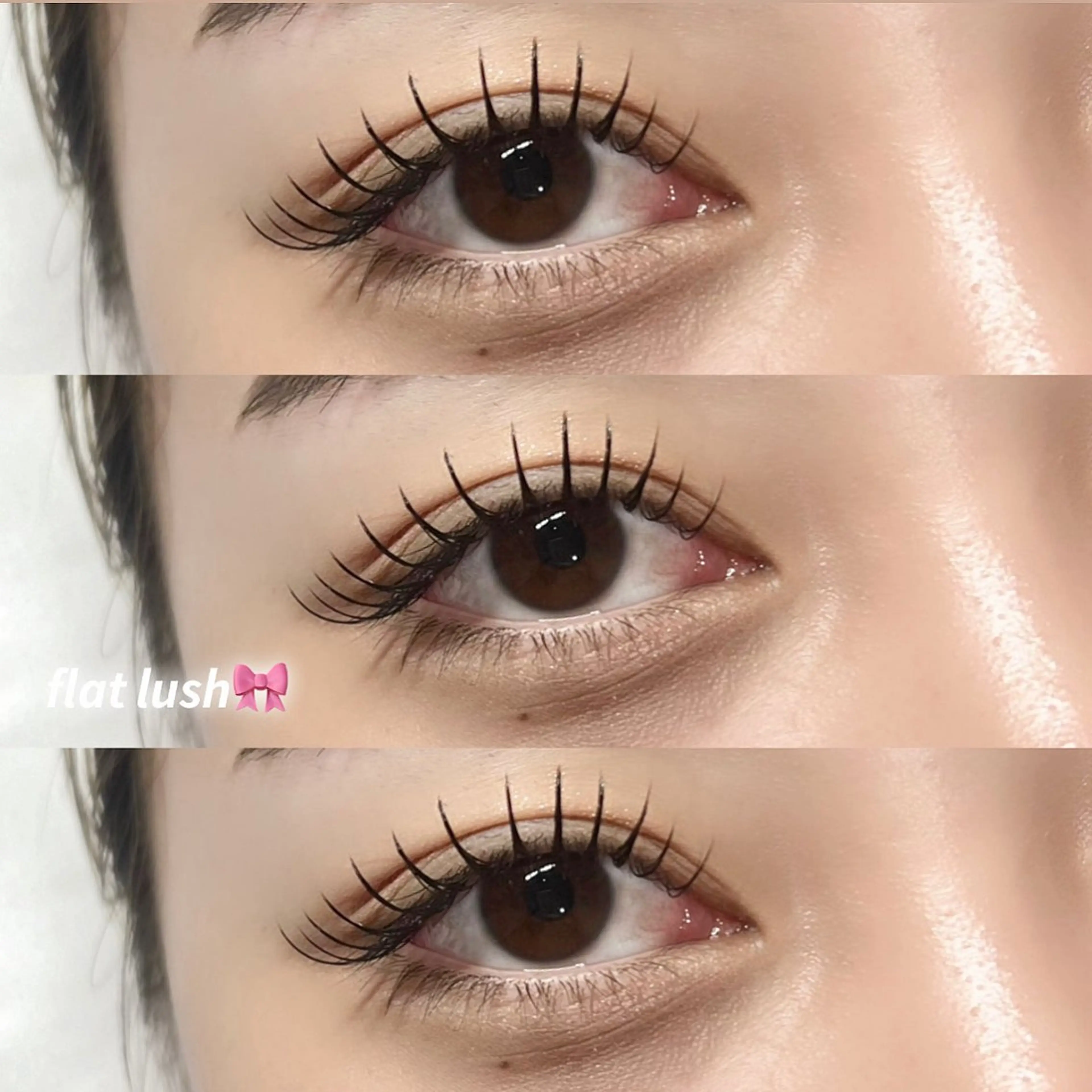 マツエク・マツパ 付け放題 フラットラッシュ 目尻長め セクシー sol soraのマツエク・マツパデザイン