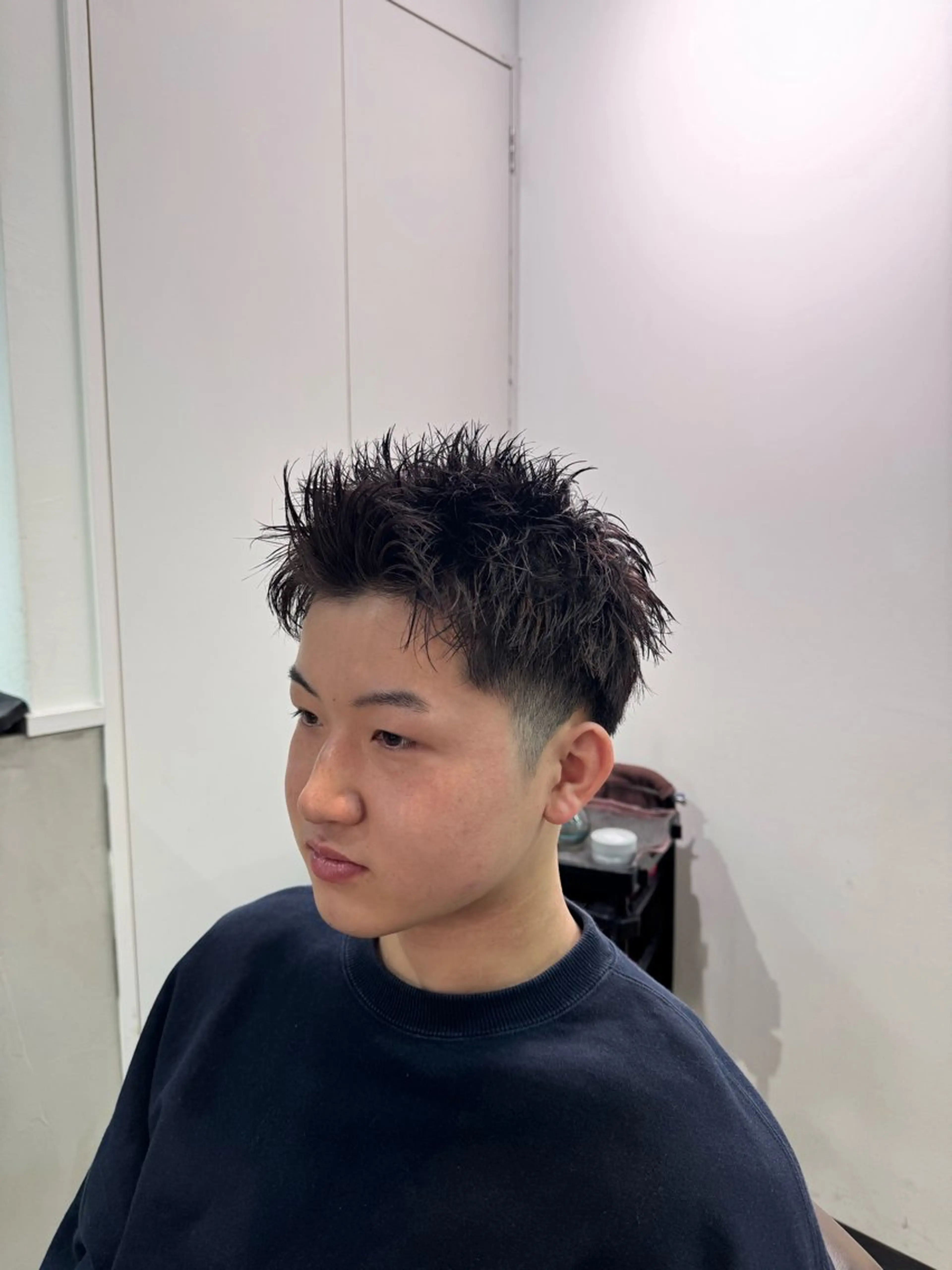 ショート ショートヘア ヘアセット 【メンズ専用サロン】 💈小林遥希💈のヘアスタイル