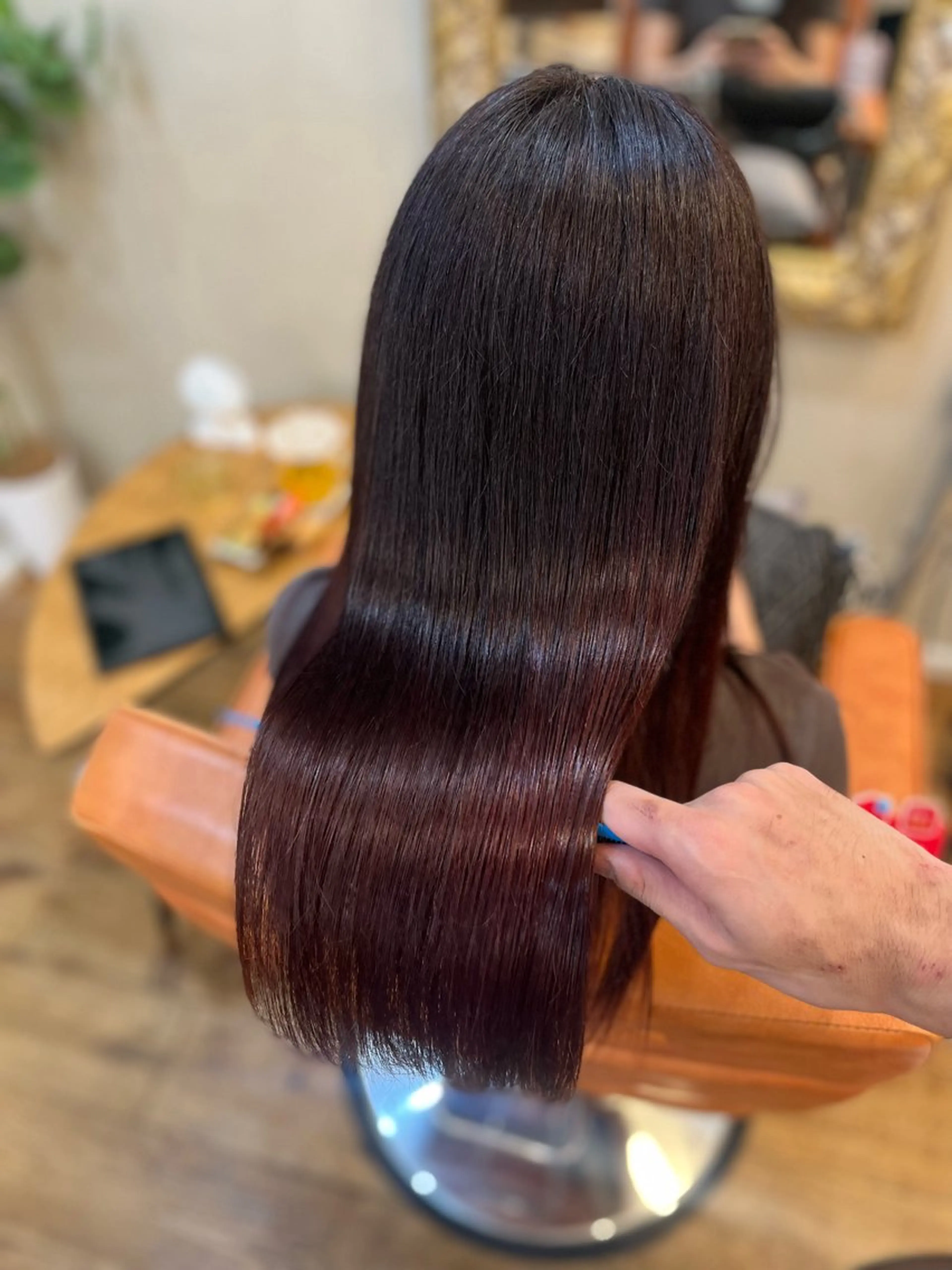 ロング ⚪️髪質改善 縮毛 店長 コウ⚪️のヘアスタイル