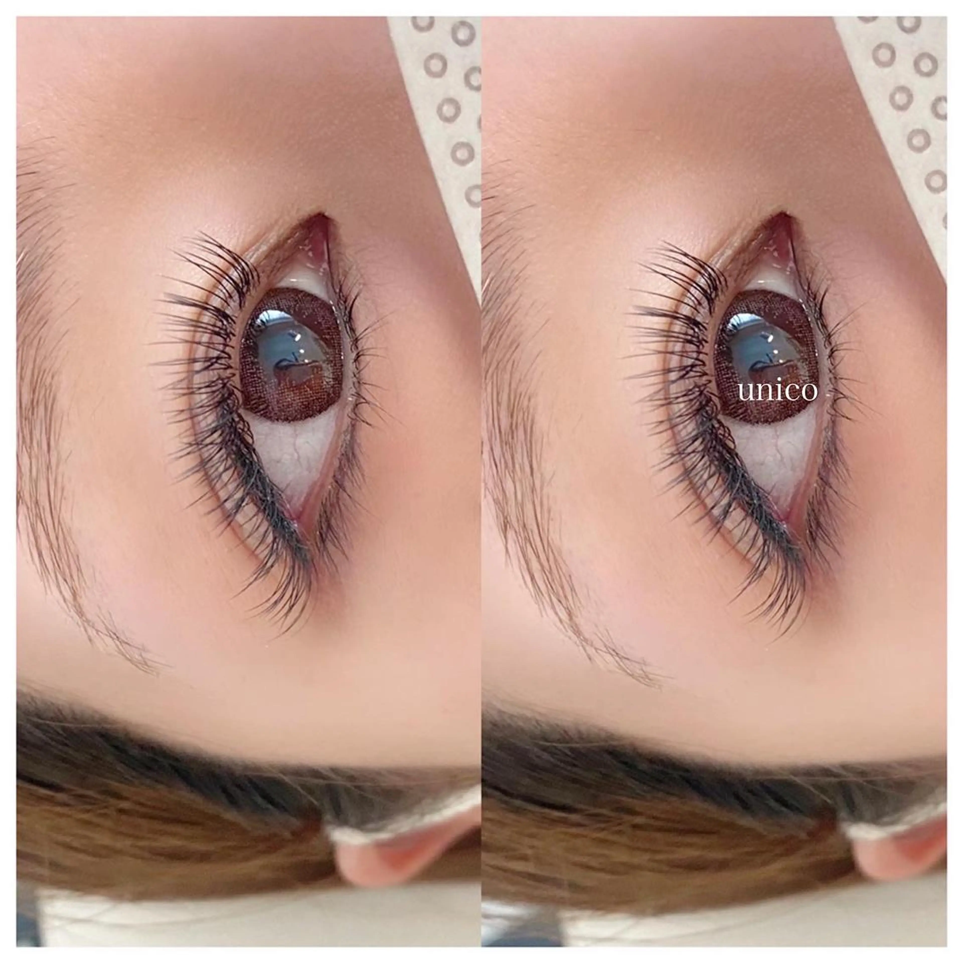 マツエク・マツパ 付け放題 unico privateのマツエク・マツパデザイン