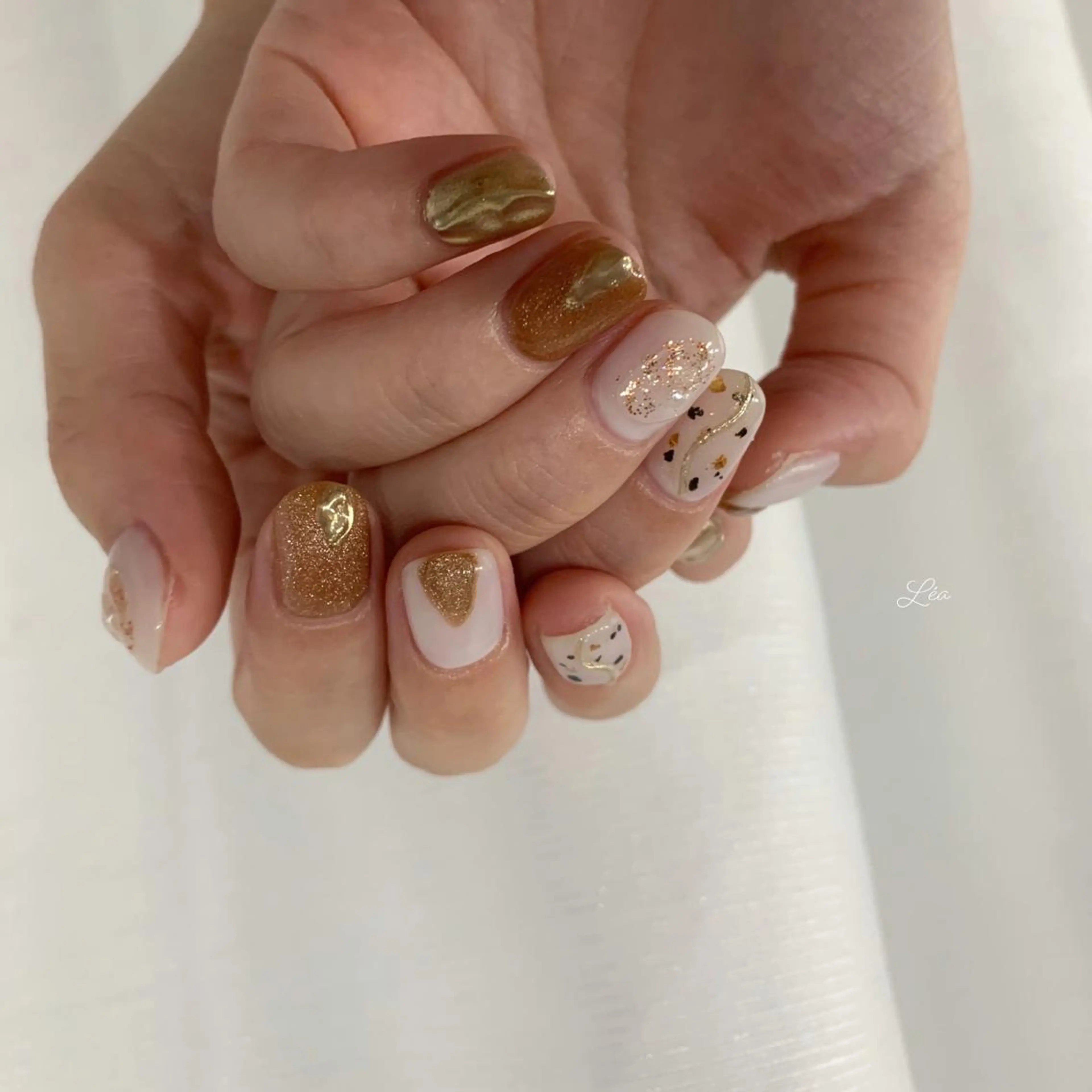 ネイル ジェルネイル 持ち込み パラジェル ソフトジェル Léa nailのネイルデザイン