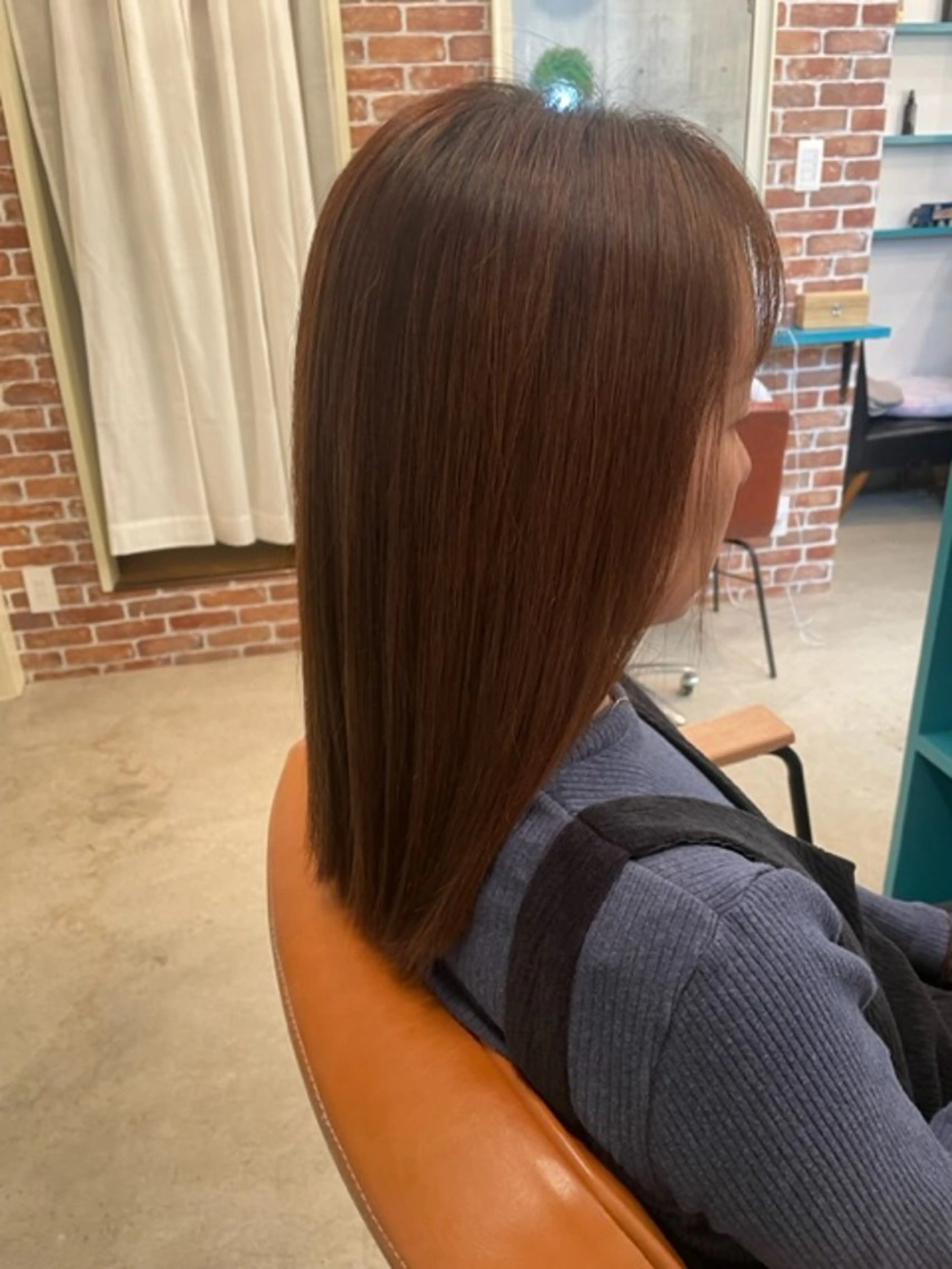 ロング くせ毛 縮毛矯正 SALONDEHANOKA所属・田中 みなみ/ショートのヘアスタイル