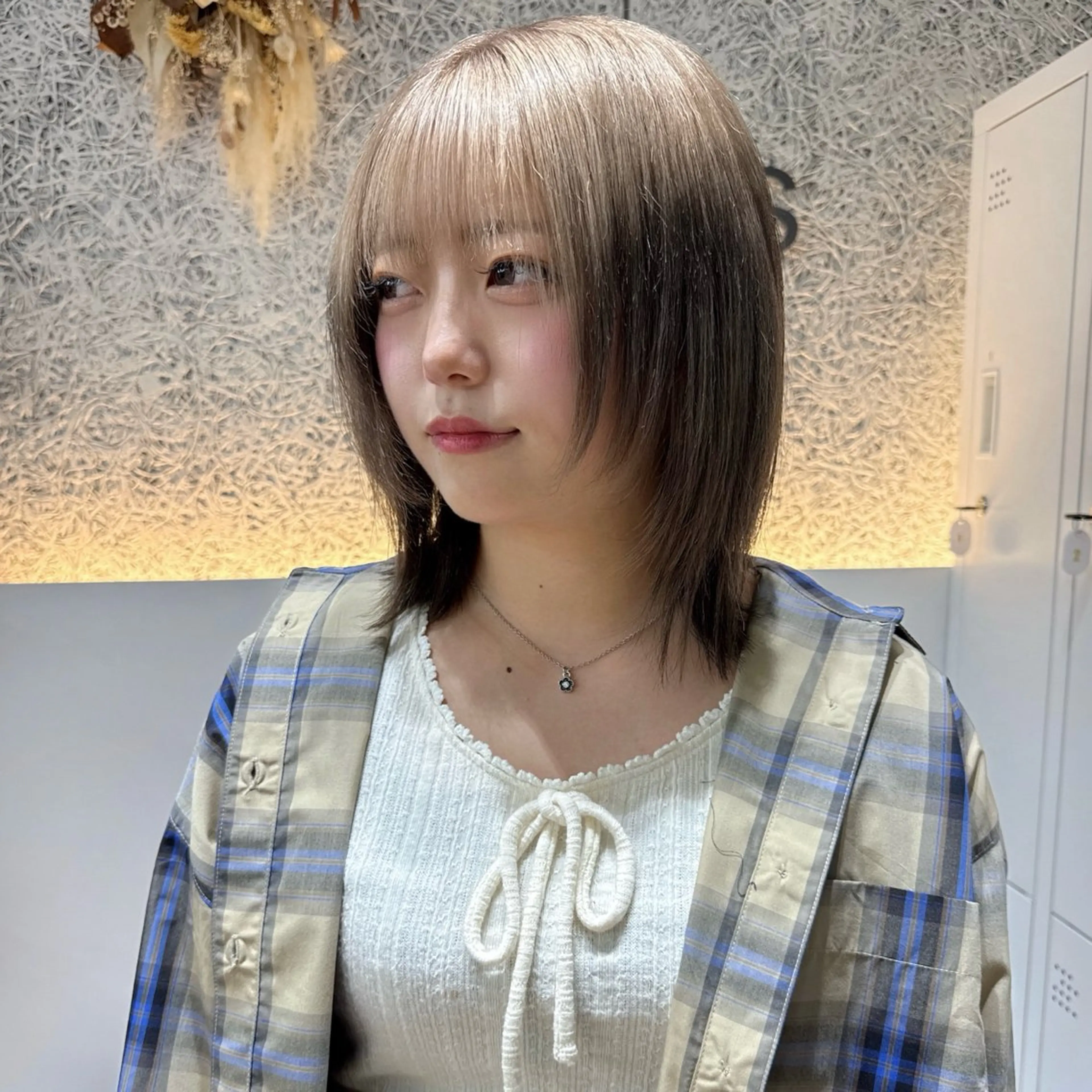 ミディアム カラー ブリーチ ブラウンカラー カット ヘアカラー トリートメント 🌱ブリーチ・透明感 カラー/mapi🦭のヘアスタイル