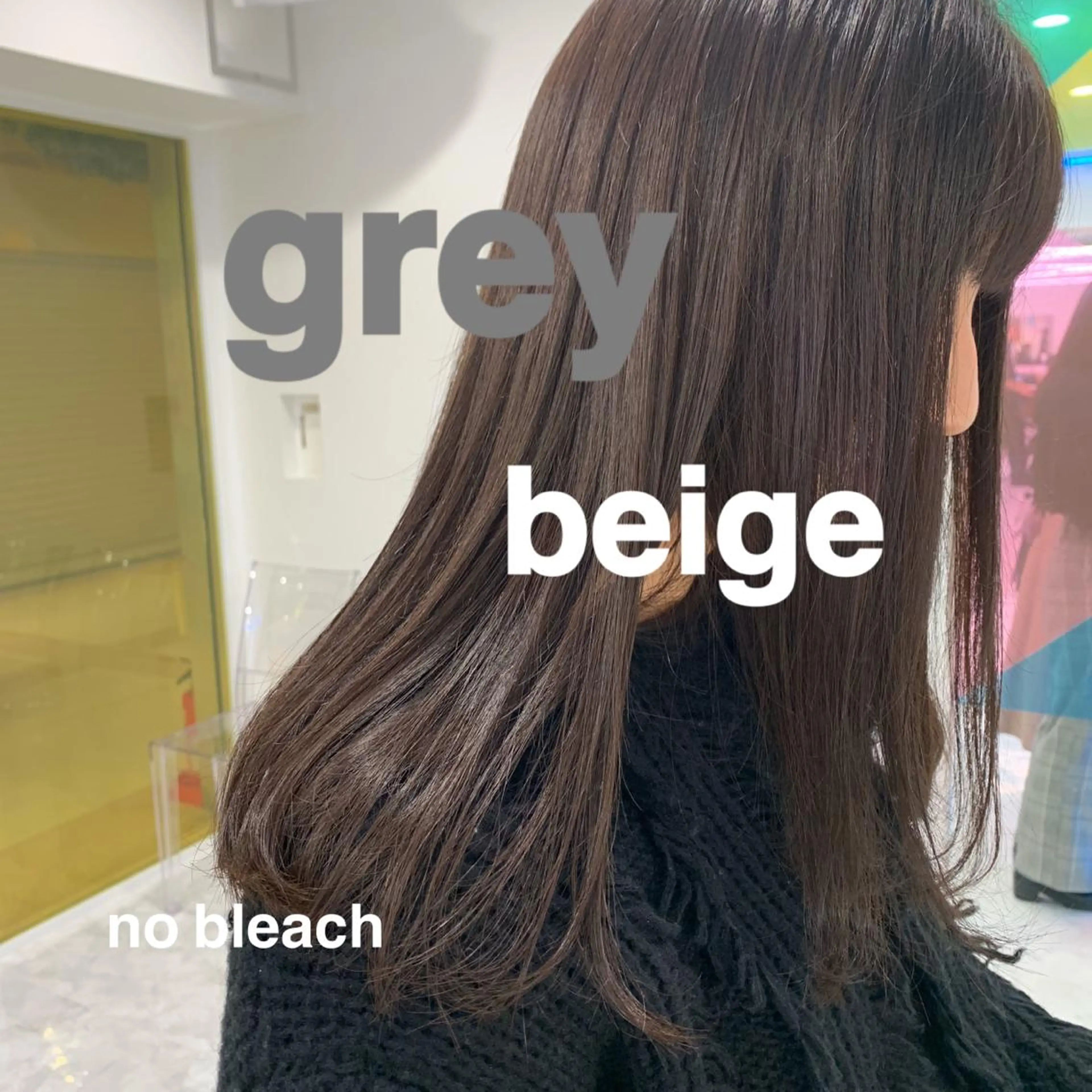 セミロング カラー ヘアアレンジ GO TODAY SHAiRE SALON  原宿verno店所属・完全💗マンツーマン marinのヘアスタイル