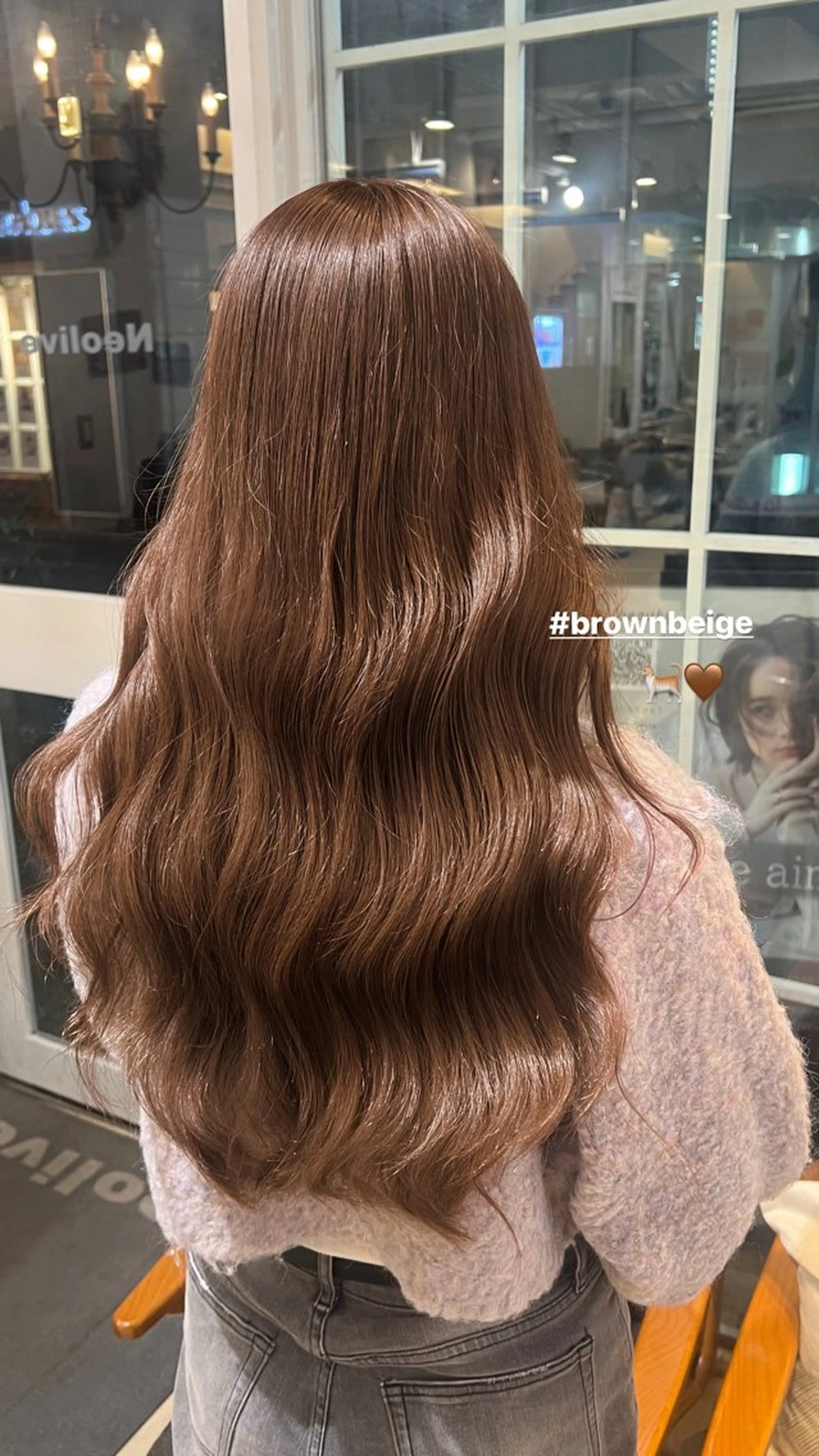 ロング カラー ベージュカラー ブリーチ ブラウンカラー ブラウンベージュ 横浜/カラーモデル ✩💚りんか💚✩のヘアスタイル