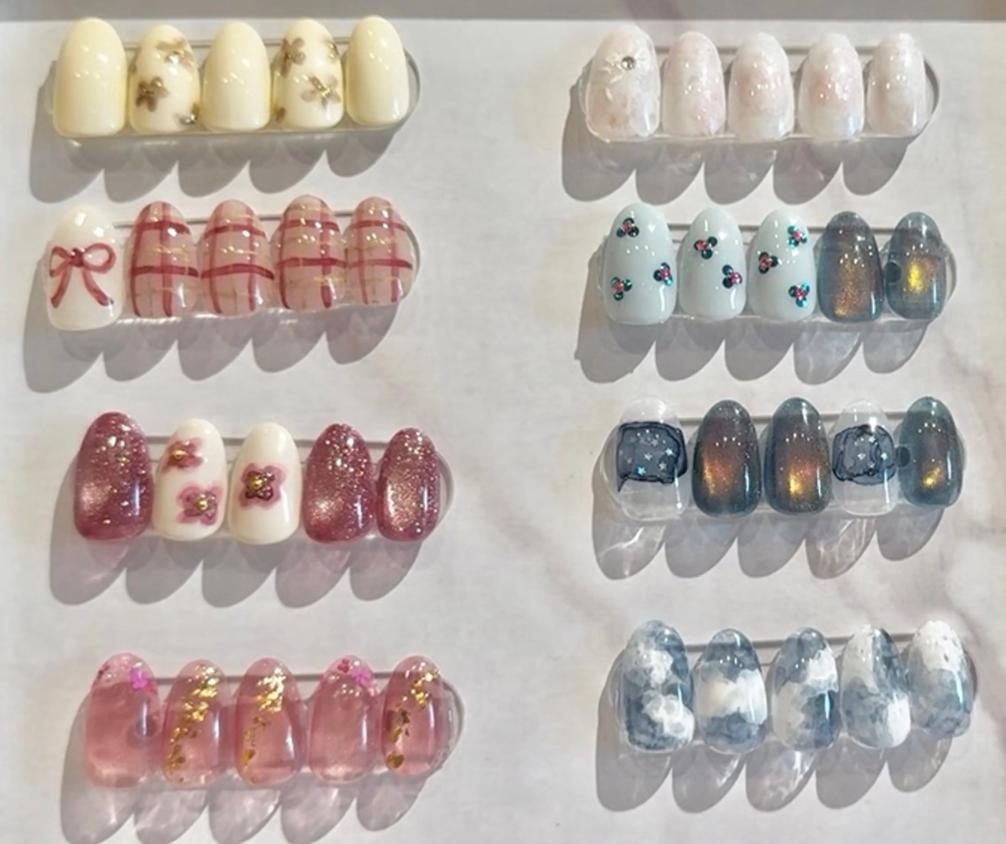 ネイル アートネイル ハンドネイル ちゅるんネイル🎀 Yuriのネイルデザイン