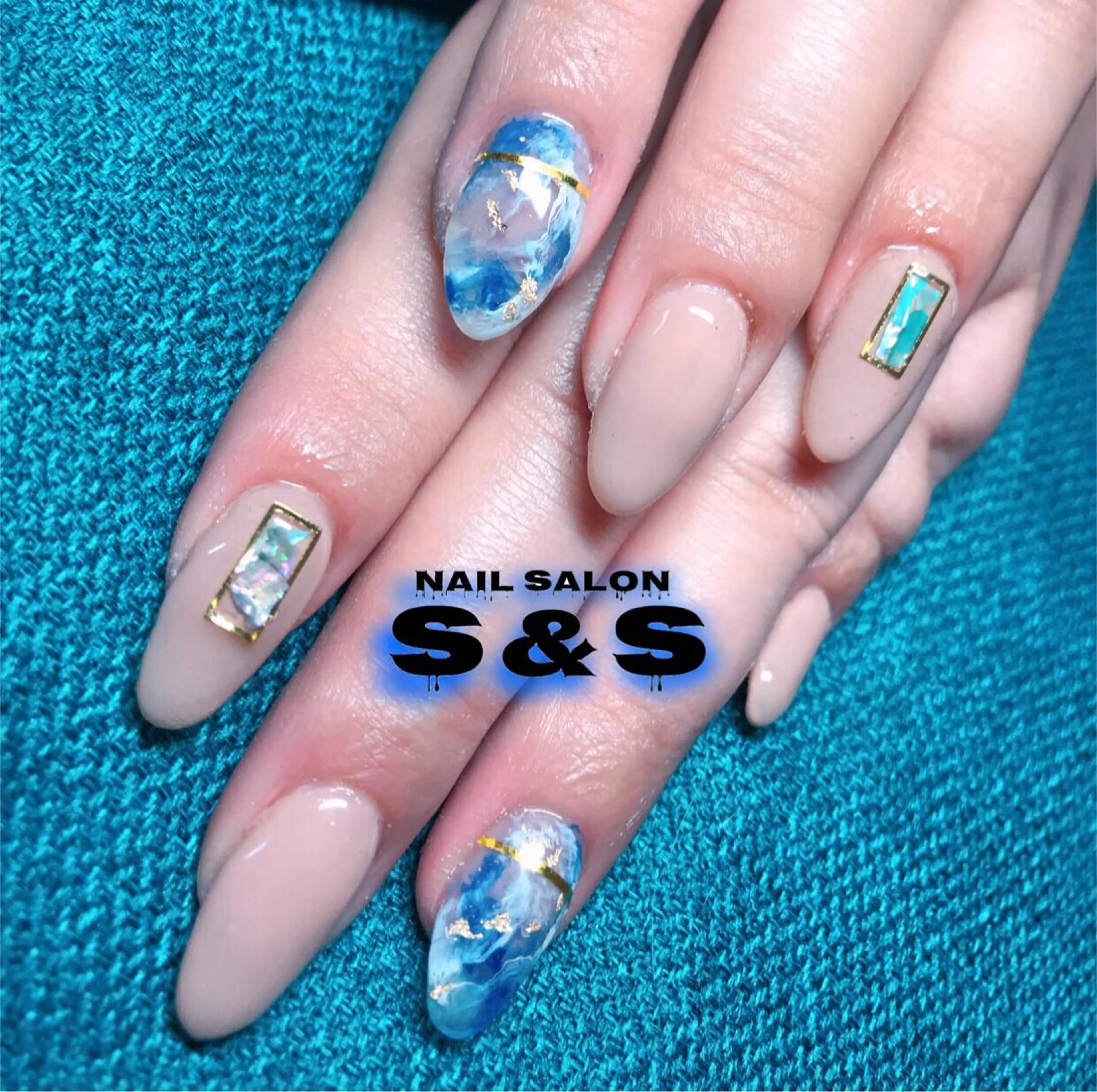 ネイル 長さ出し メンズネイル 持ち込み スカルプネイル ネイルチップ S&S 村田小百合のネイルデザイン