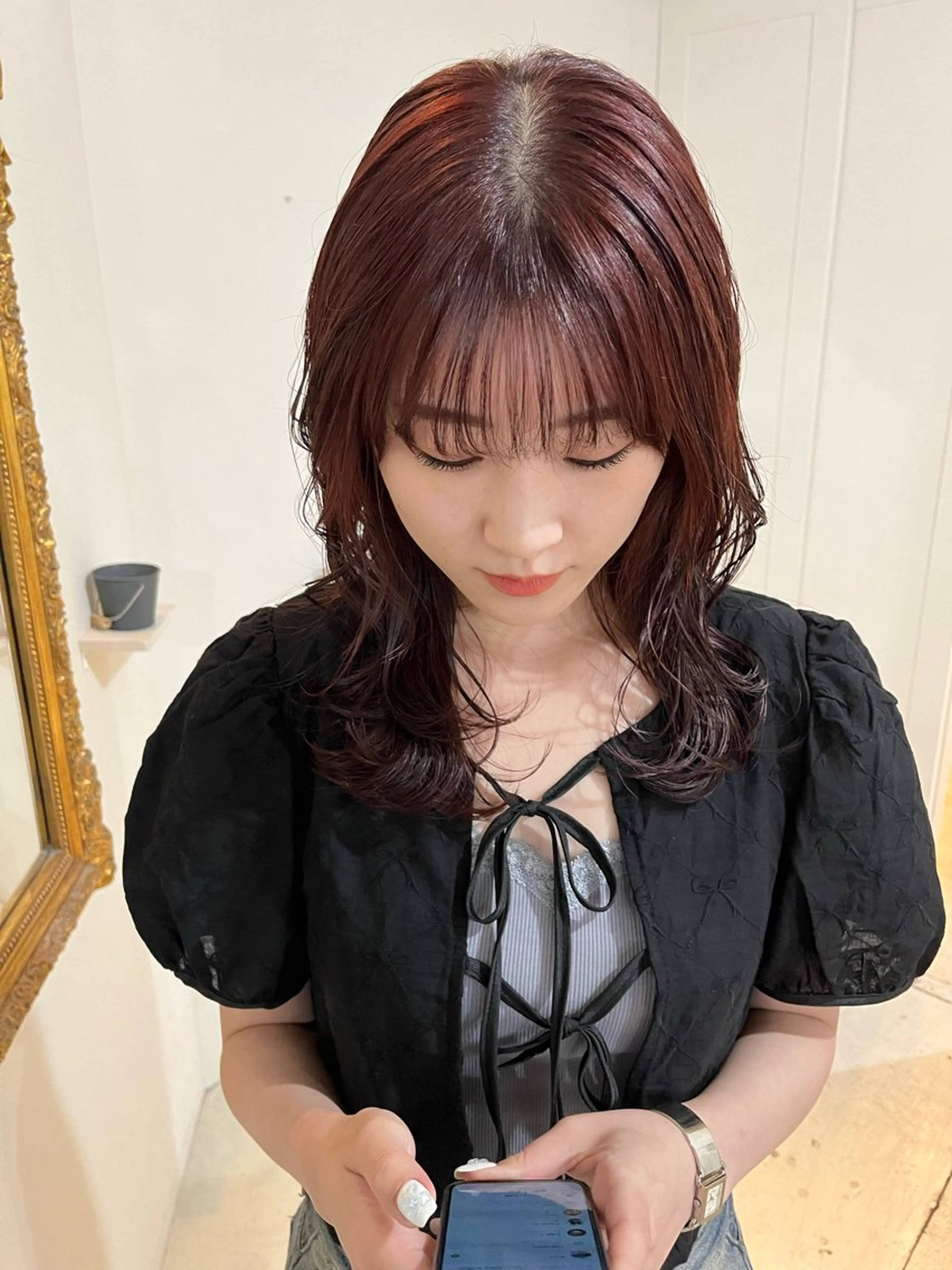 ミディアム ヘアカラー トリートメント La Lauren所属・ダブルカラー/透明感 💈JUNYA💈のヘアスタイル