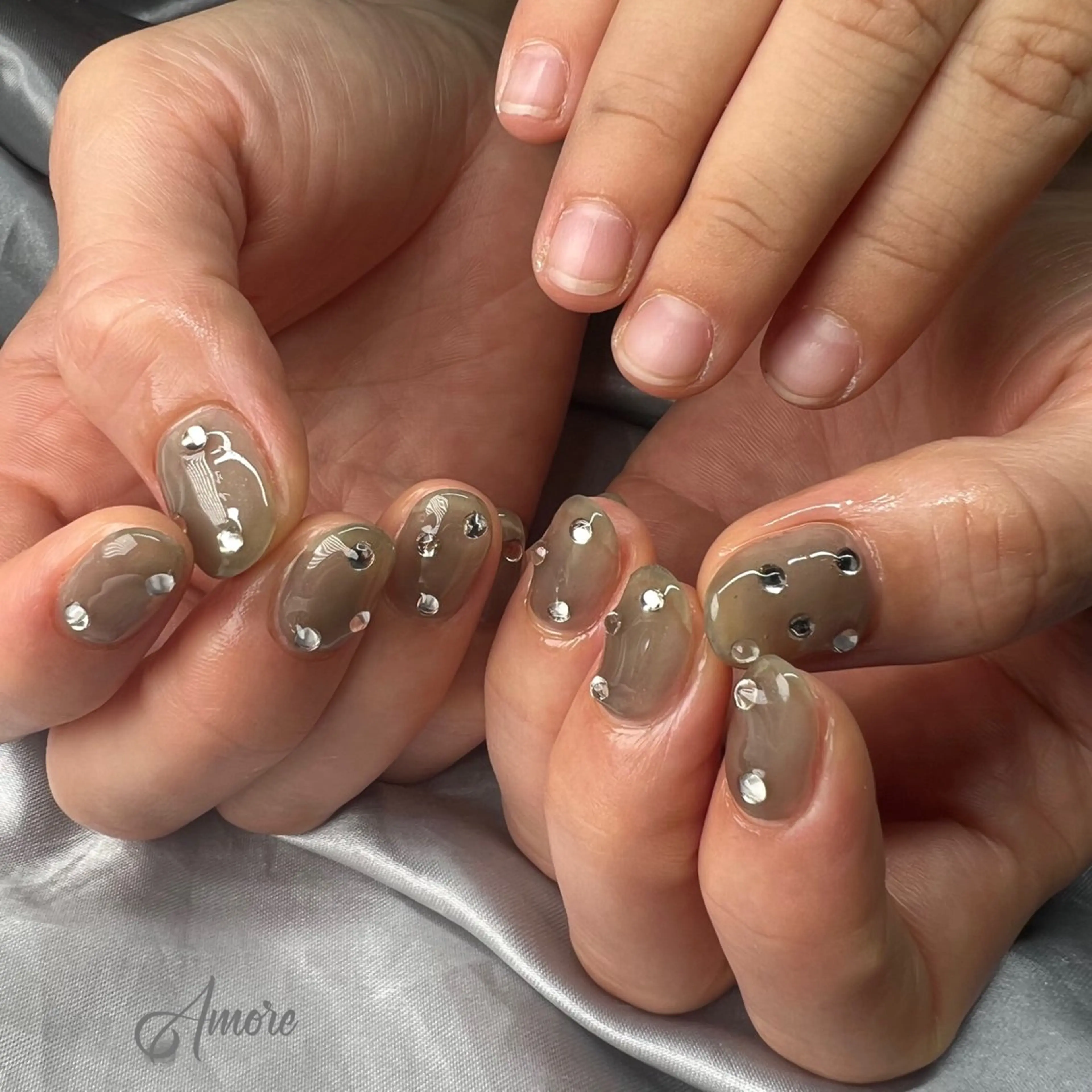 ネイル ジェルネイル 韓国ネイル パラジェル You kyehwaのネイルデザイン