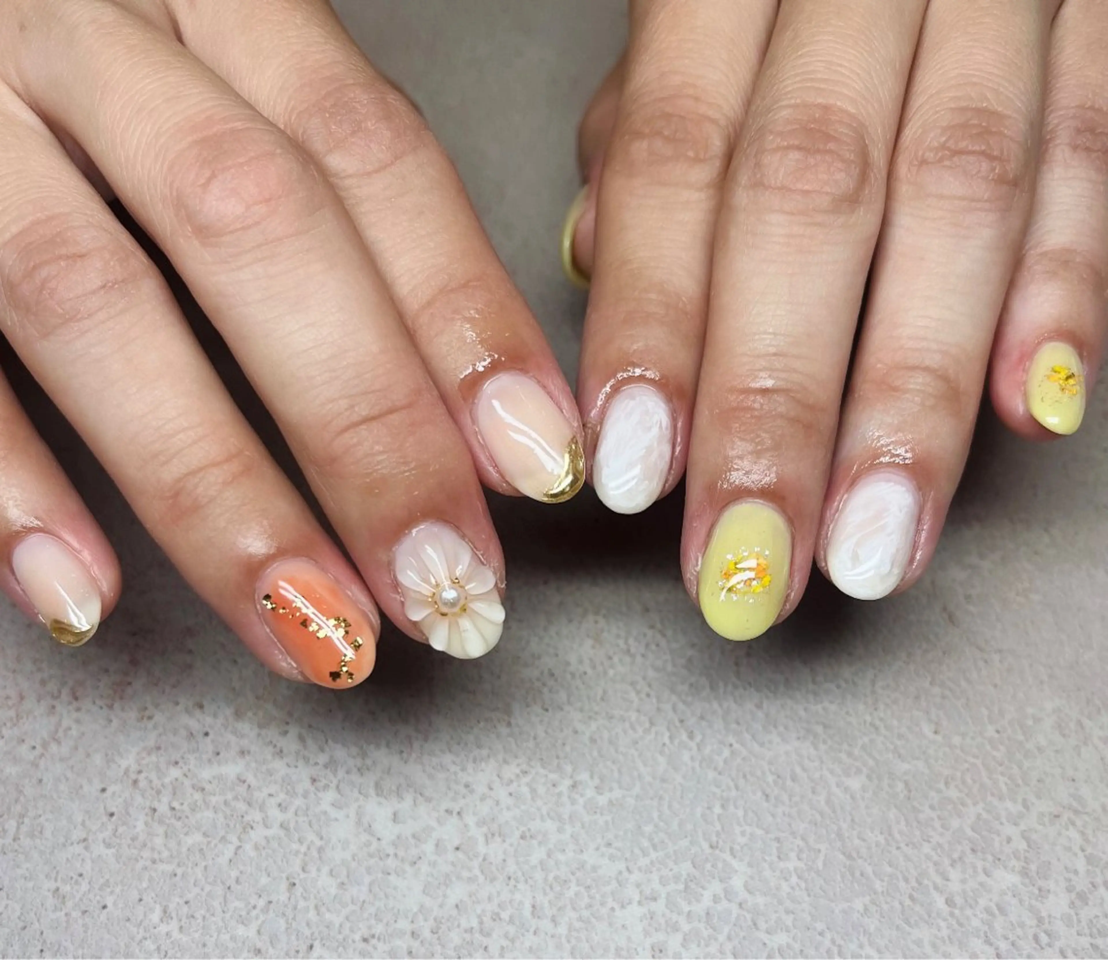 ネイル 春ネイル ハンドネイル HazeGrass NAILのネイルデザイン