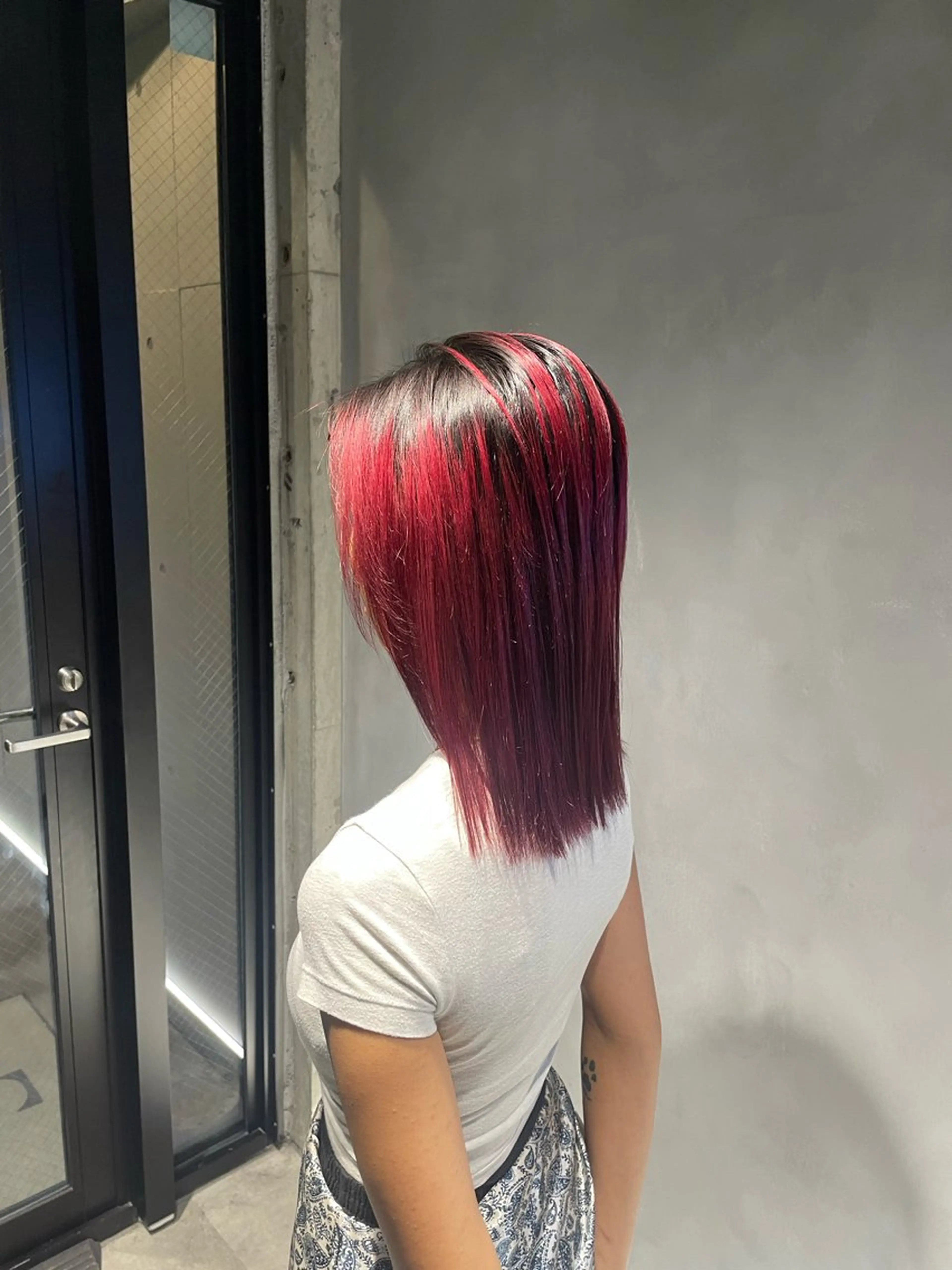 カラー 暖色/ハイトーン/ カラー/HBLのヘアスタイル