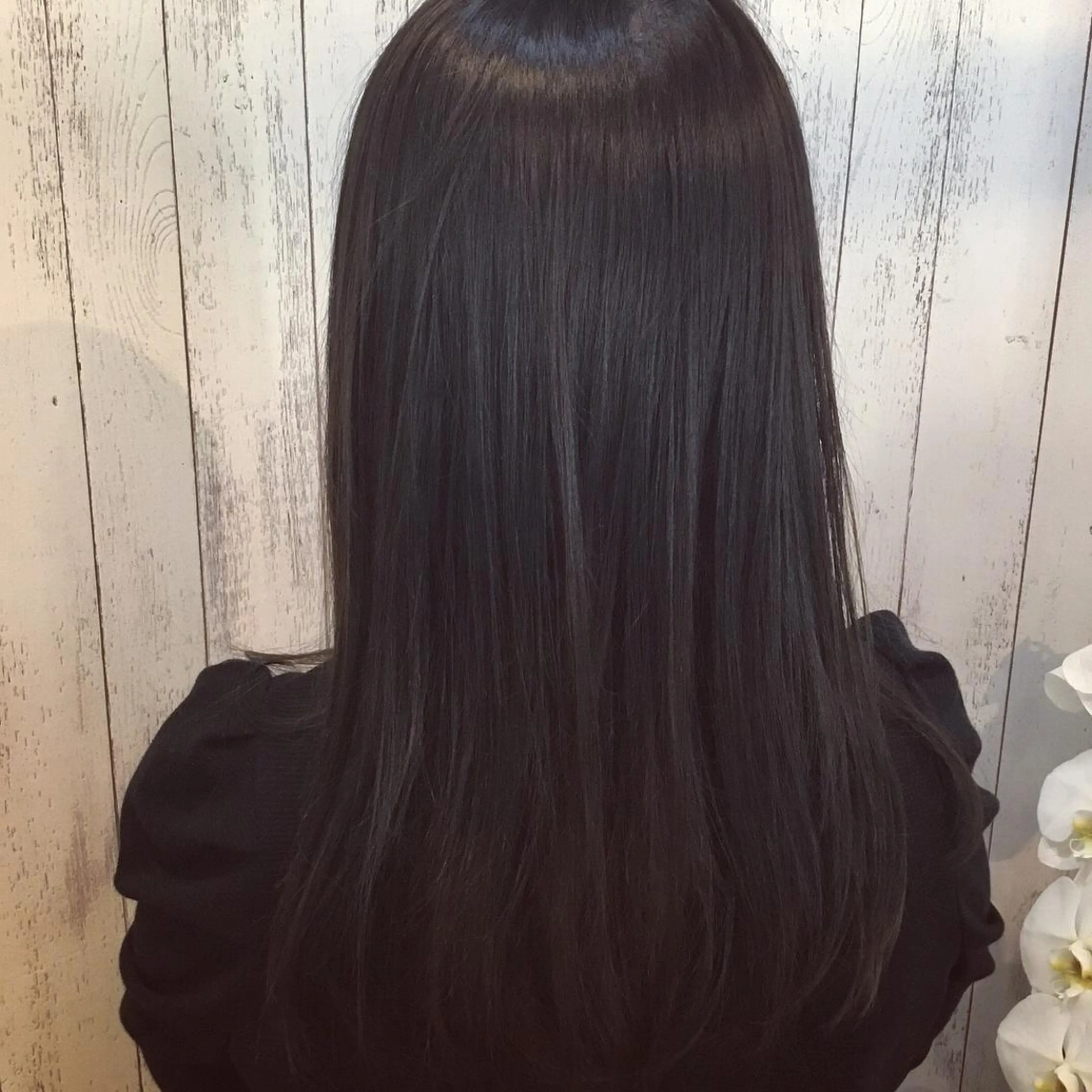 ロング カラー パーマ 金崎 新吾のヘアスタイル