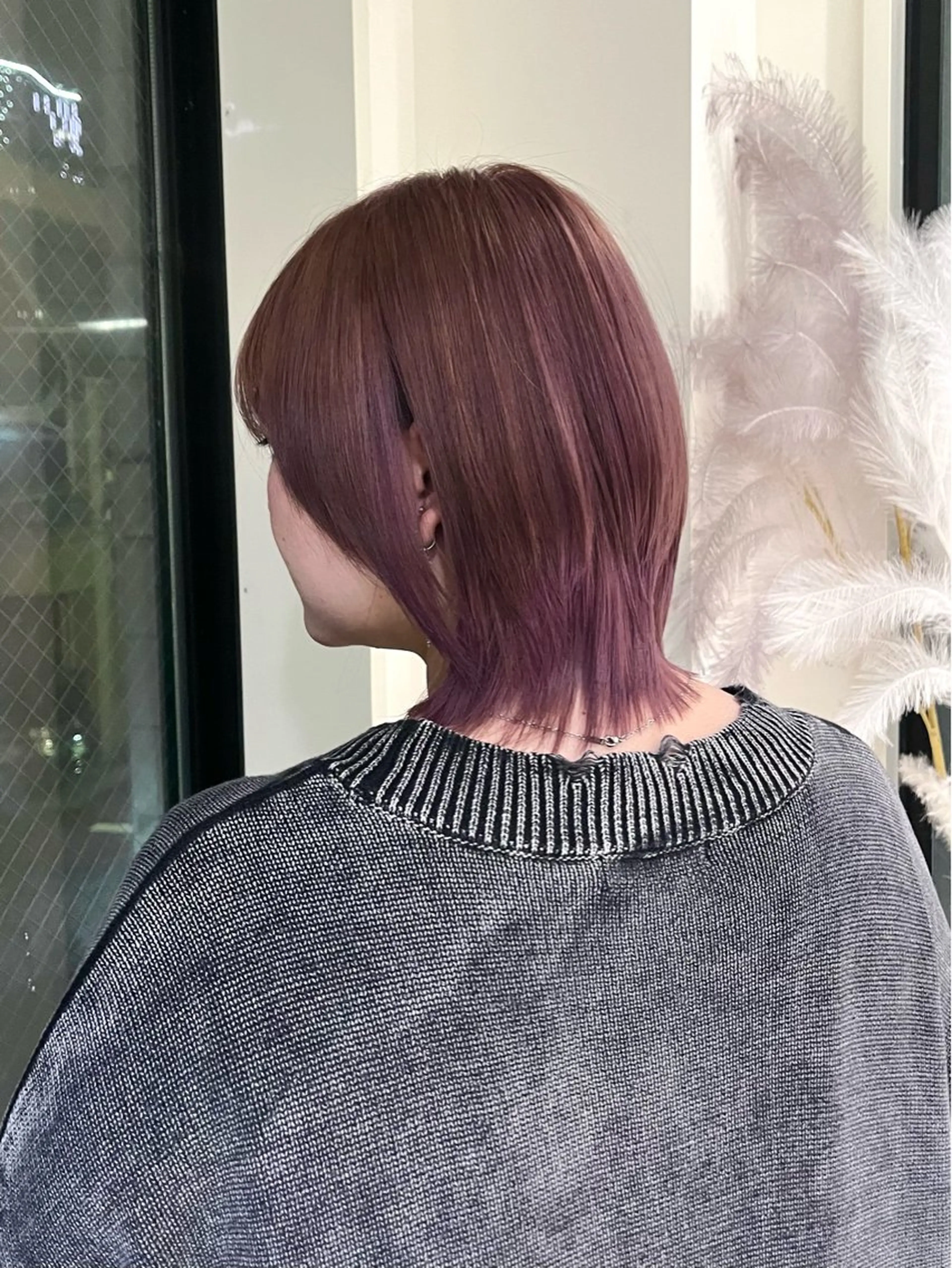 ショート カラー ヘアカラー Qin所属・ルーツカラー 🌟  ミキのヘアスタイル