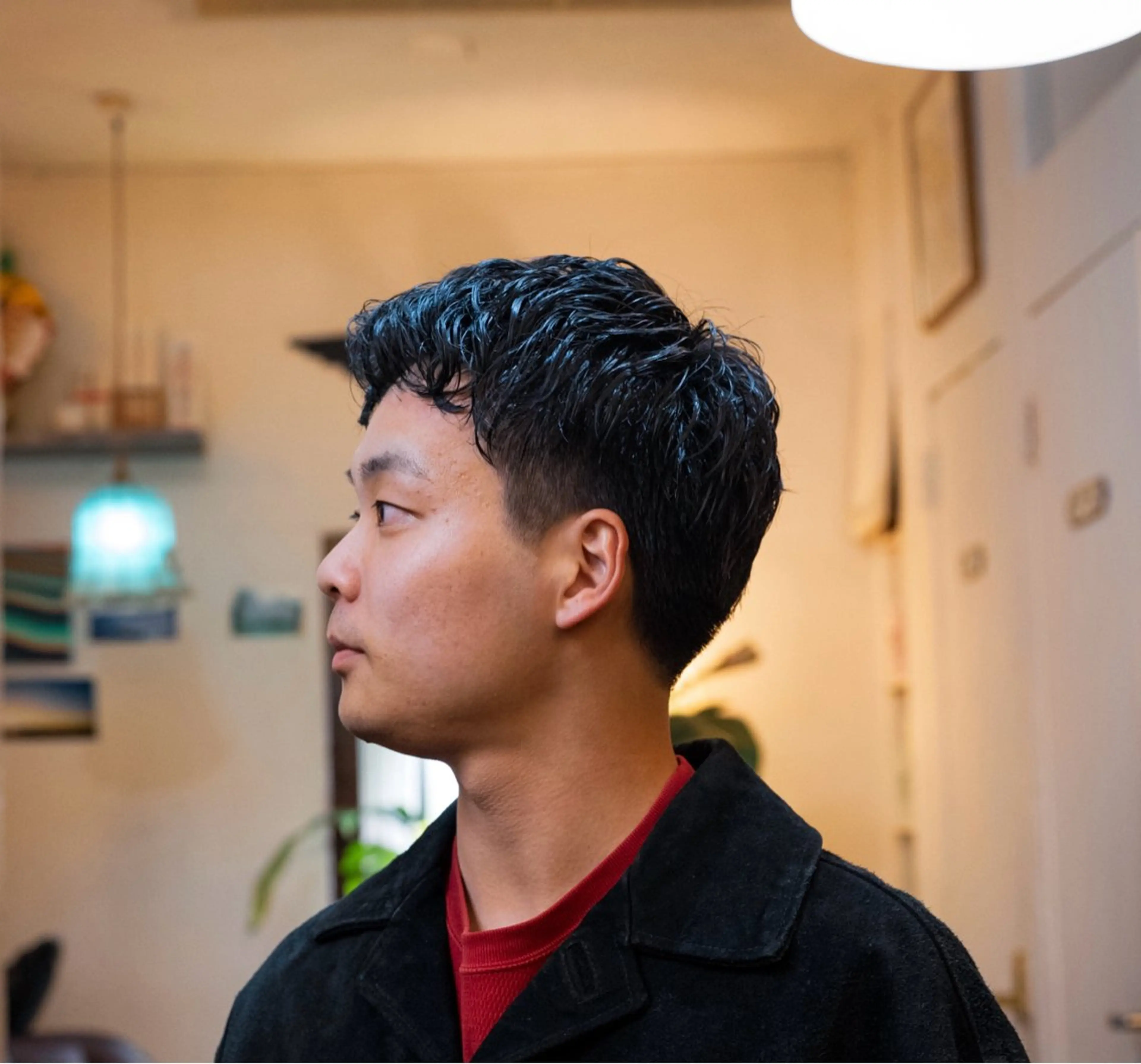 ショート カラー パーマ メンズ メンズパーマ ショートヘア カット パーマ 🔗メンズサロン🔗 Kieのヘアスタイル