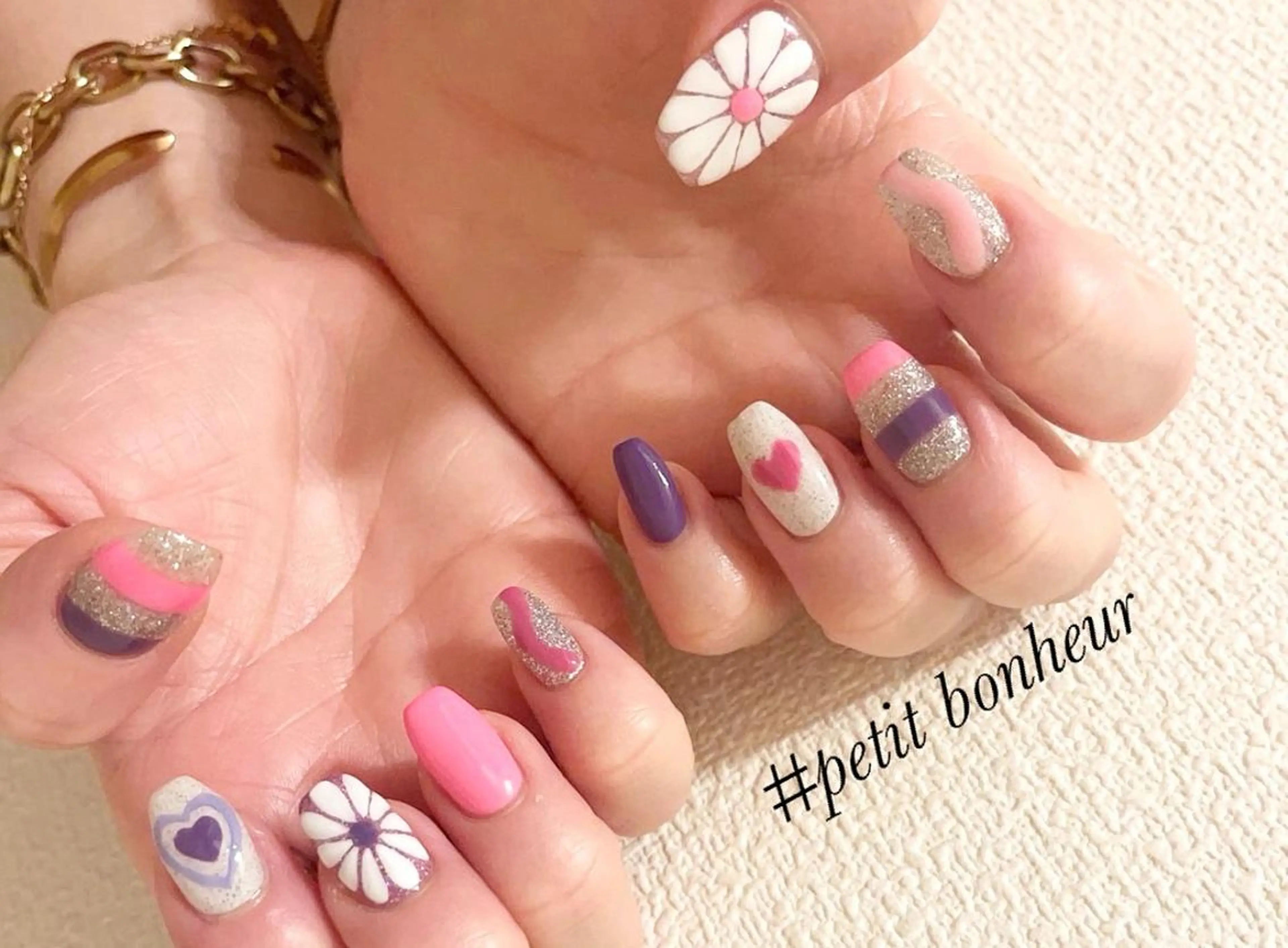 ネイル ジェルネイル 持ち込み パラジェル Mas Miのネイルデザイン