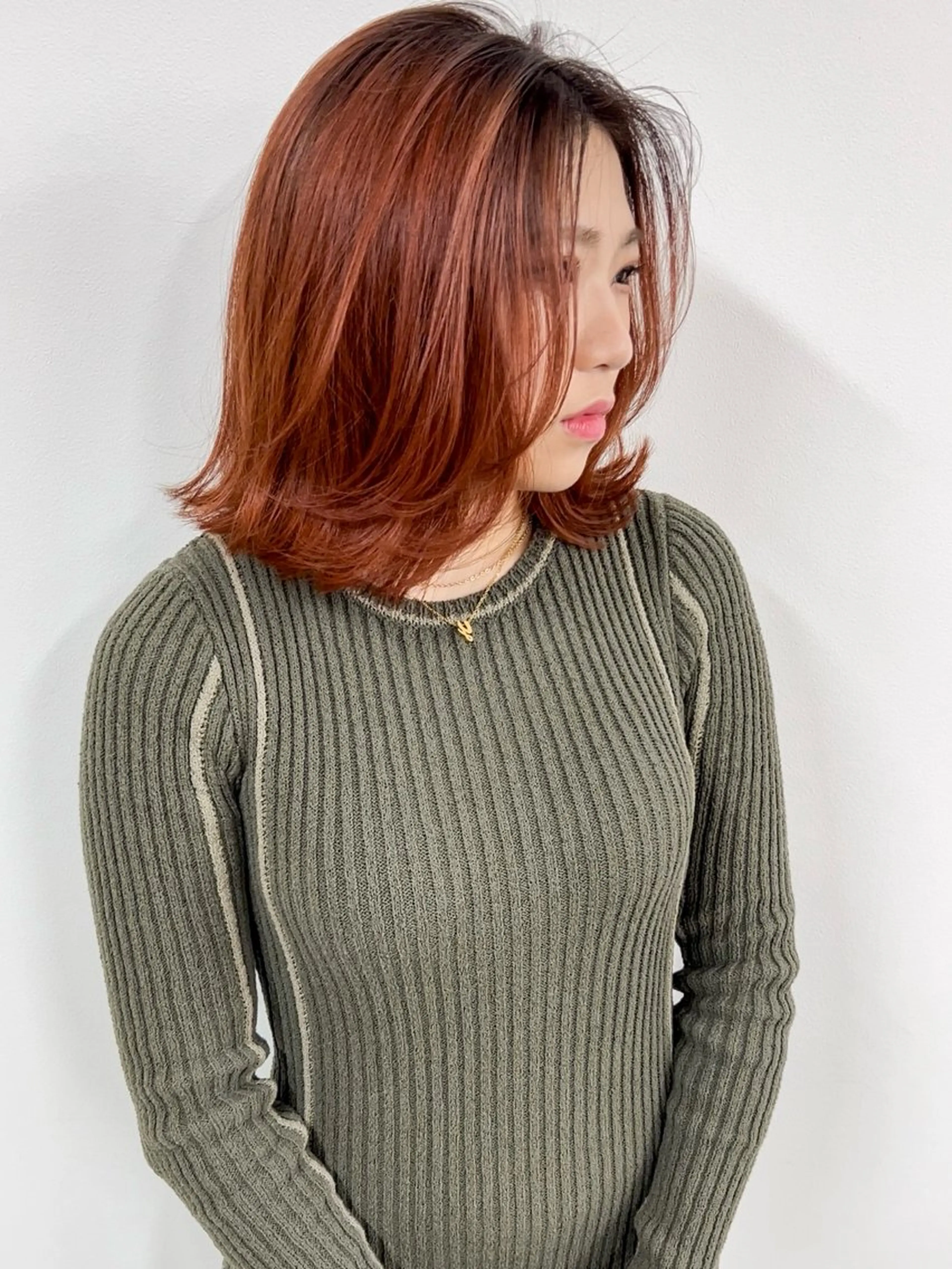 ミディアム ヘアカラー トリートメント 🥇近藤 恭輔🥇 Recharme新保のヘアスタイル