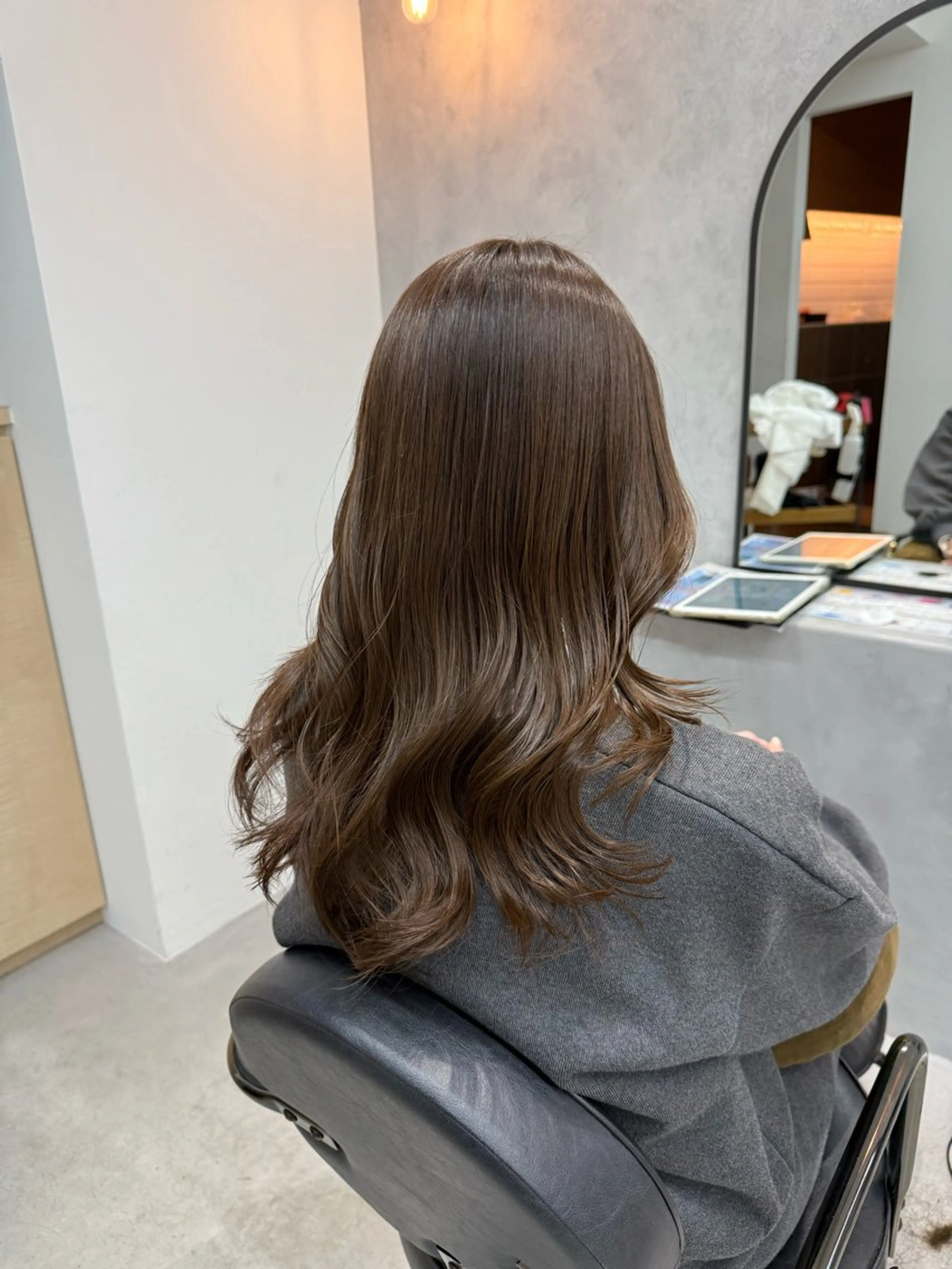 ロング 西川 仁のヘアスタイル