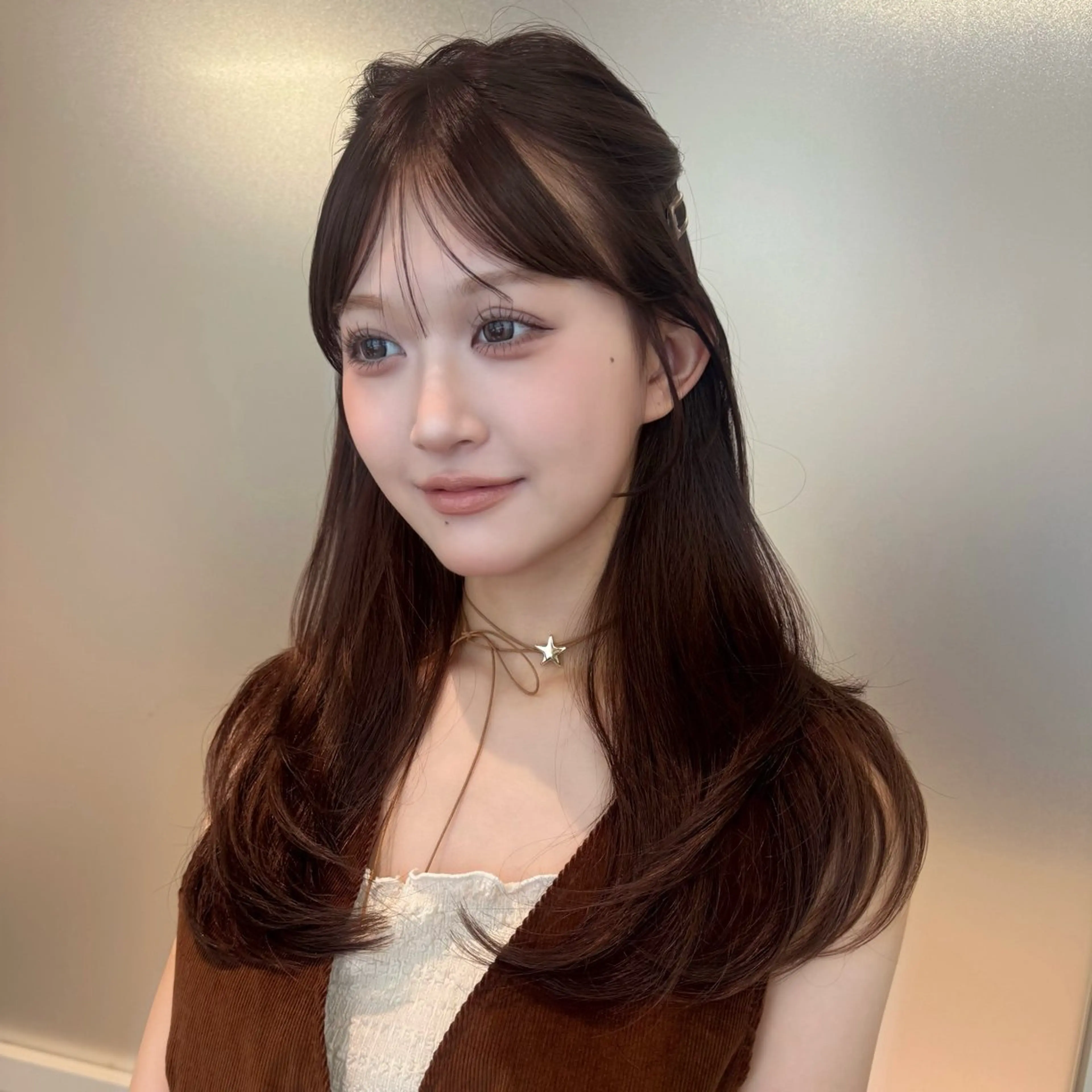 ロング カット ヘアカラー トリートメント 透明感🍨レイヤー ヘアセット/miyuのヘアスタイル