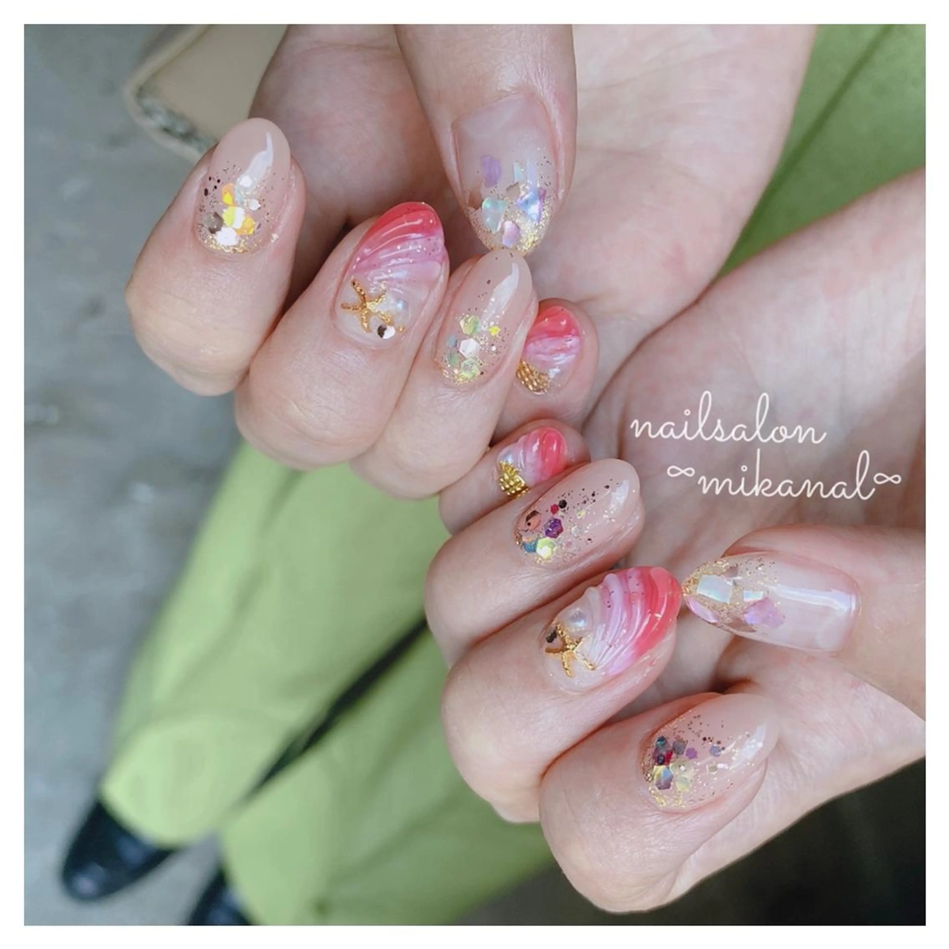 ネイル ハンドネイル nail salon  ∞ mikanal ∞所属・nailsalon ∞ ﾐｶﾅﾙ ∞のネイルデザイン